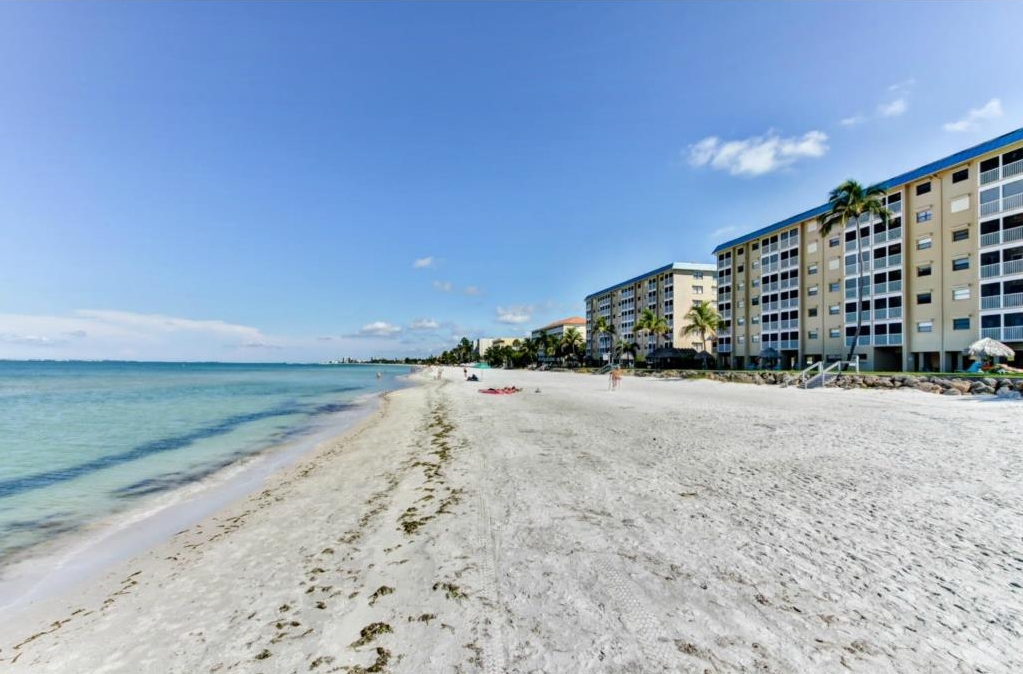 Just steps away from the beach