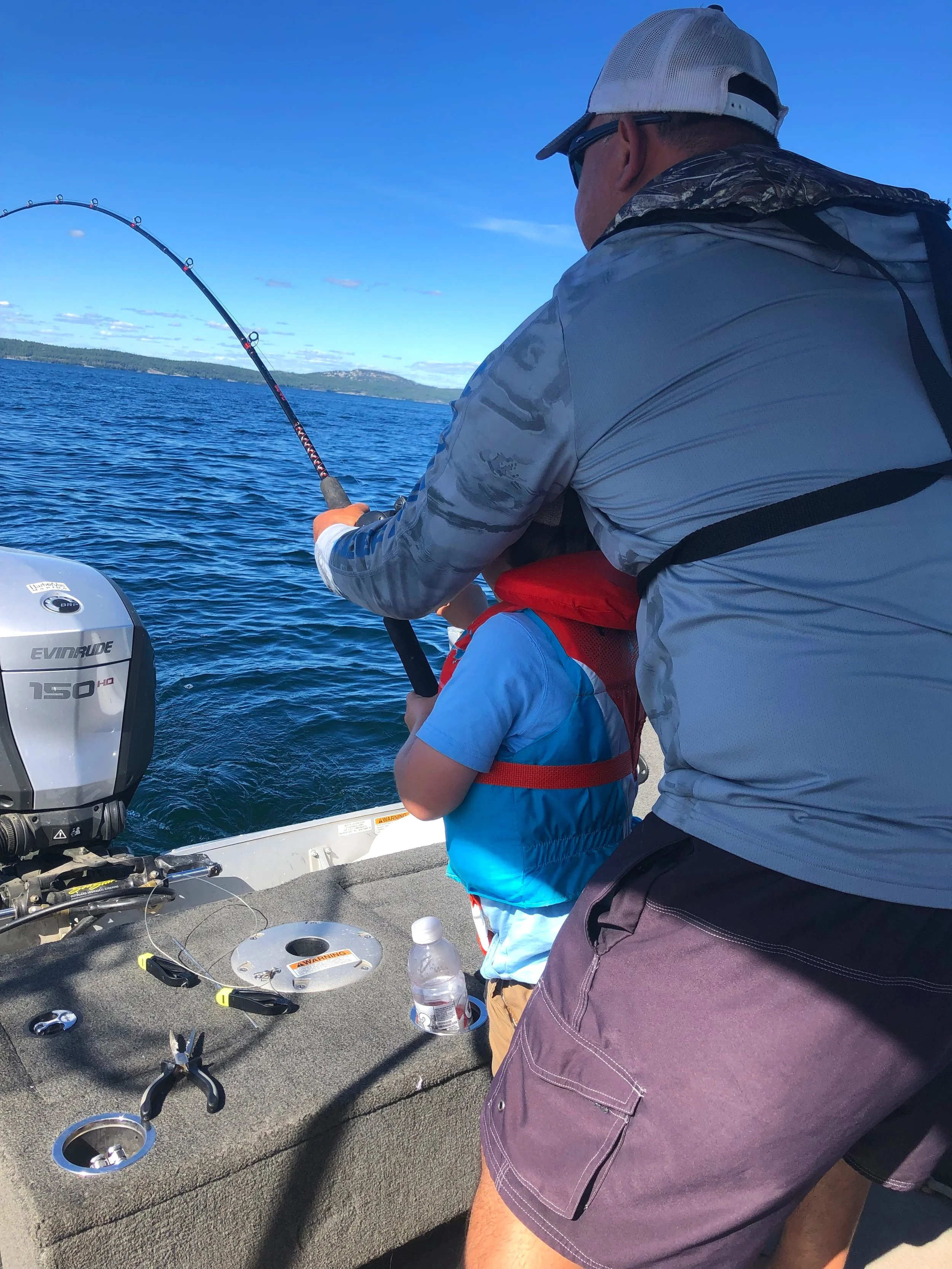 Charter fishing on the North Chanel