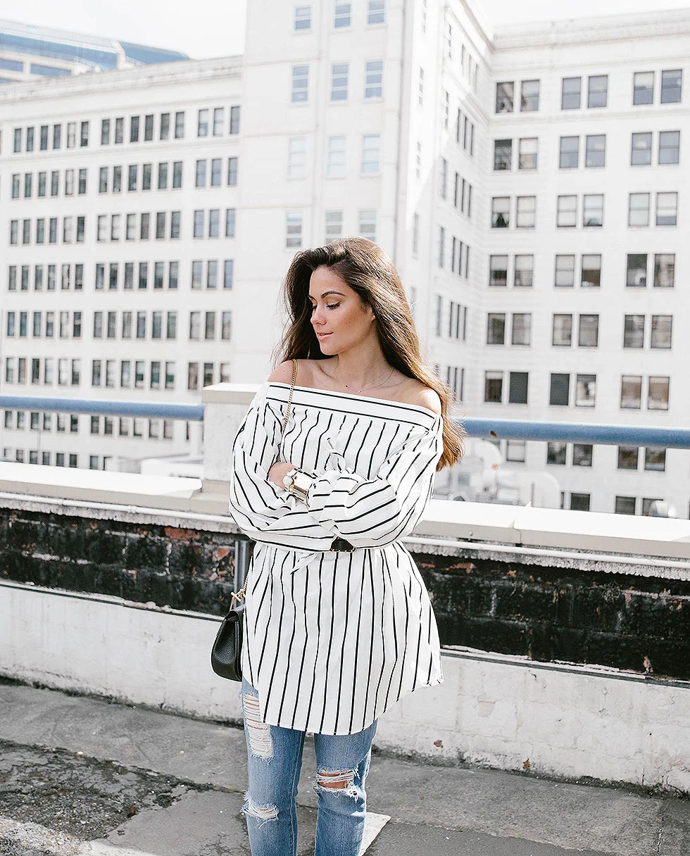 How to Wear the Off-the-Shoulder Trend