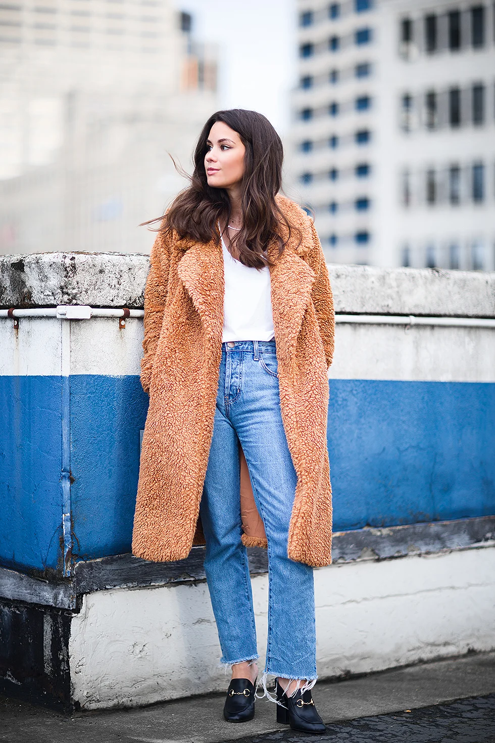 Bundled-UP: Shag Camel Coat