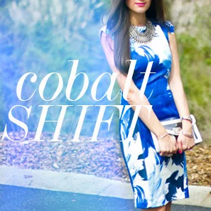 Flower Print Shift Dress