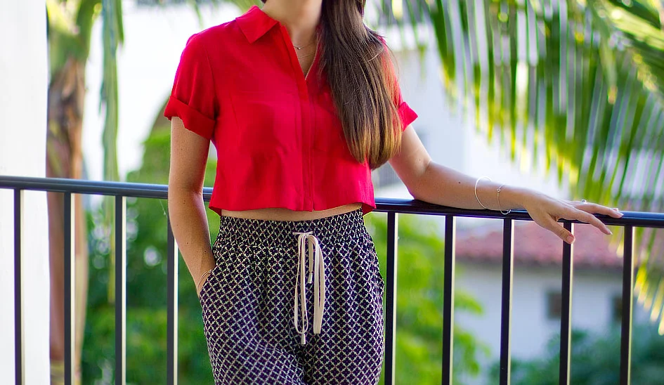 Australian Fashion Feature: MOSSÉE Printed Silk Pant