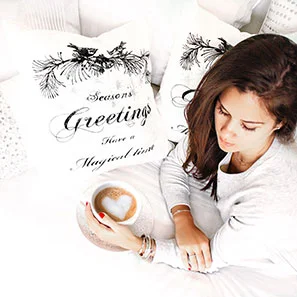 H&M Holiday Cotton Cushion Cover