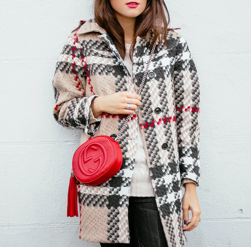 Burberry Plaid Checkered Jacket