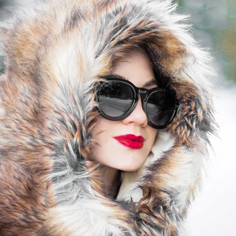 Fur Vest Whistler Canada Winter Travel Outfit