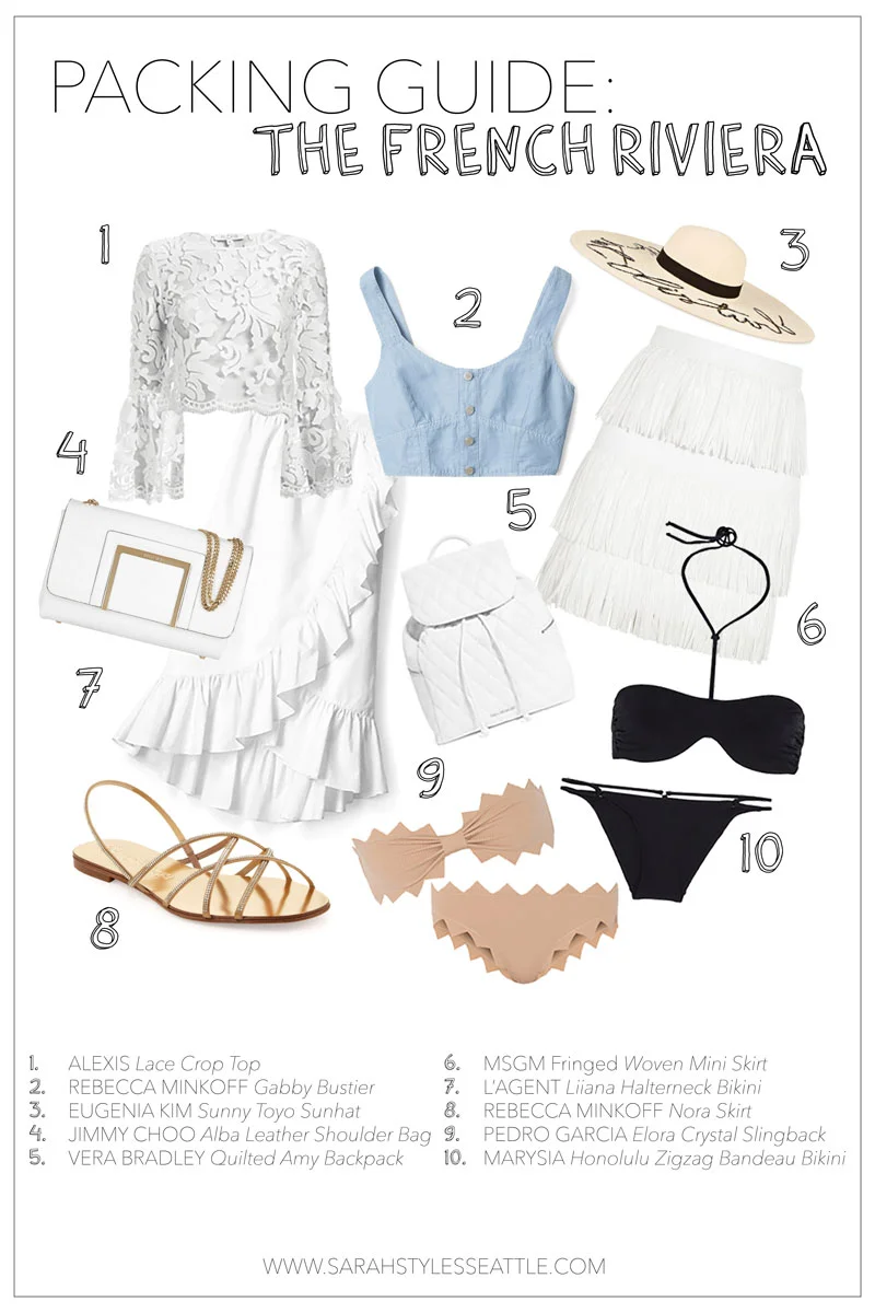 10 Fashionable Items To Pack For The French Riviera