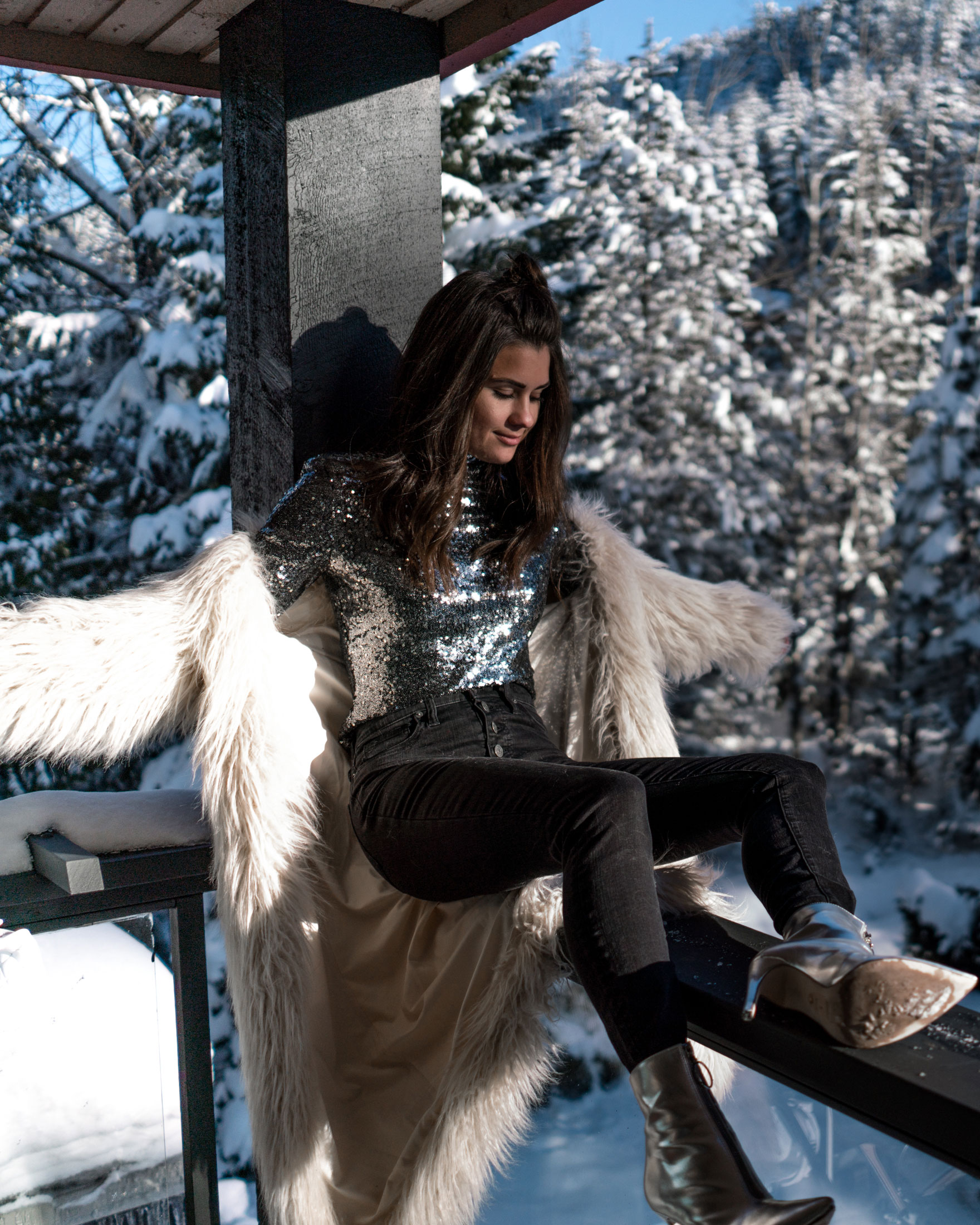 new years eve snow sequin fur outfit whistler4.jpg
