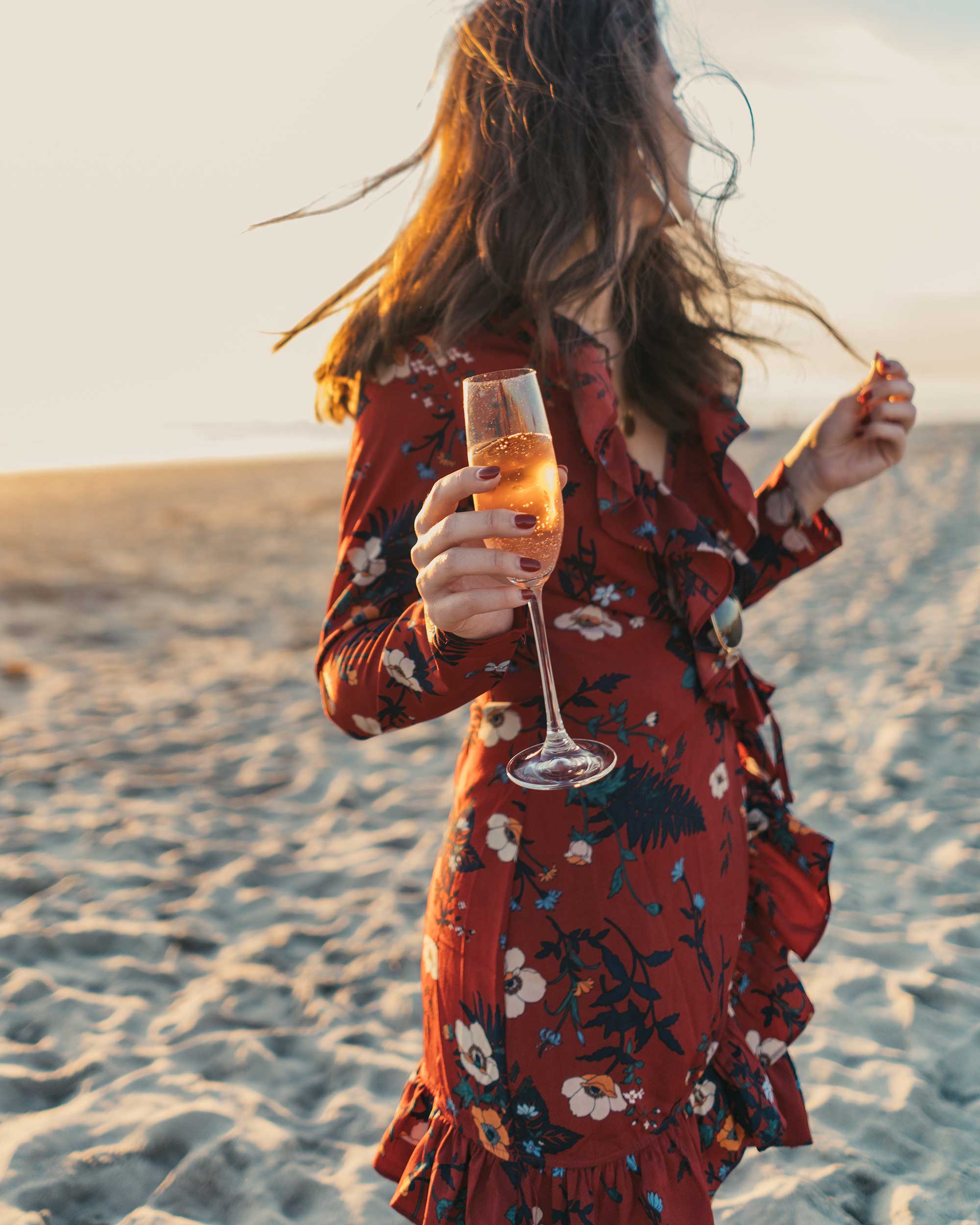 BURGUNDY-FLORAL-FRILL-WRAP-MINI-DRESS-Newport-Beach-California-Summer-Dress-3.jpg