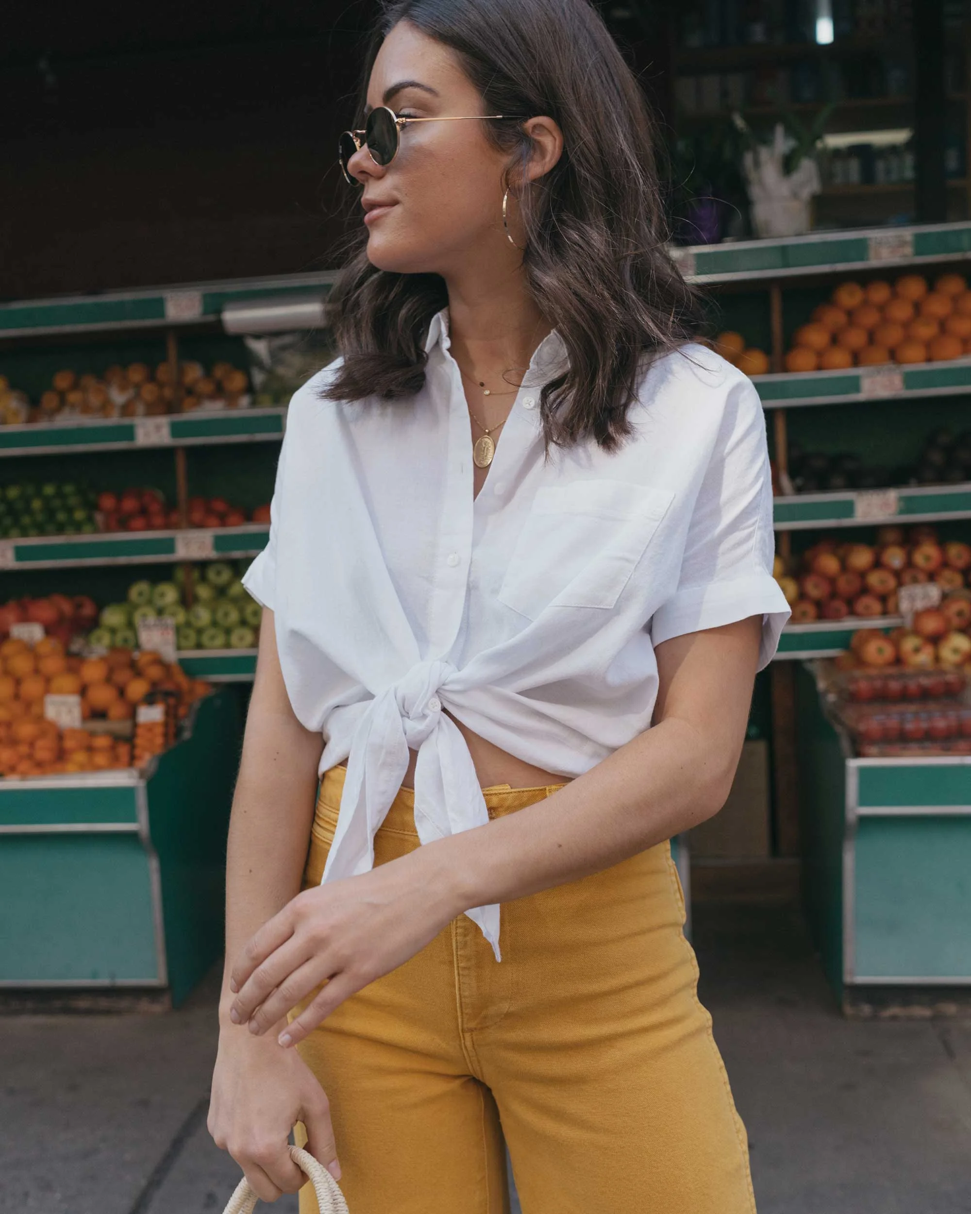 emmett crop wide leg pants