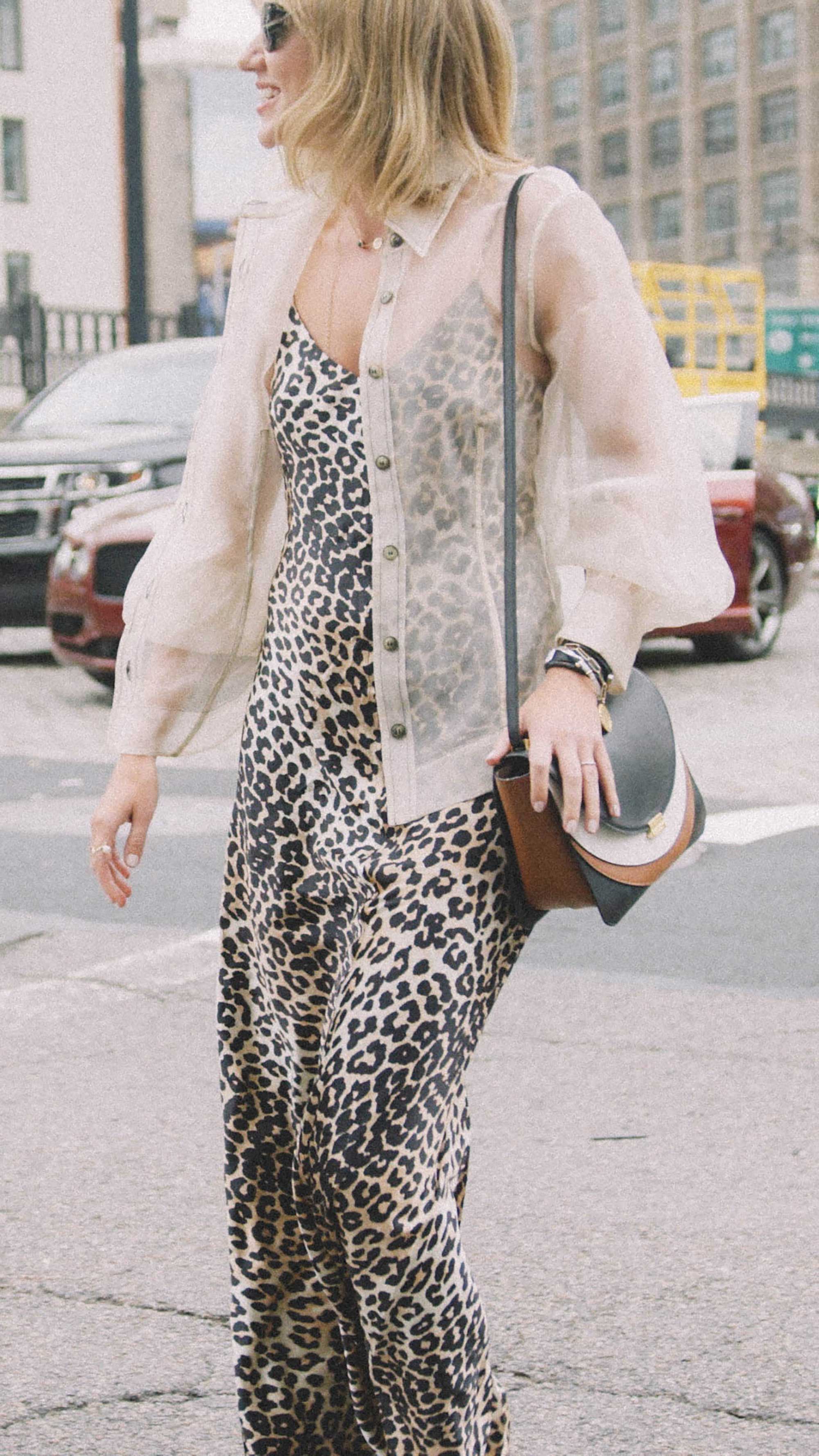 10 Easy Ways to Pull Off Animal Print, leaopard print slip dress, Lisa Aiken street style nyc.jpg