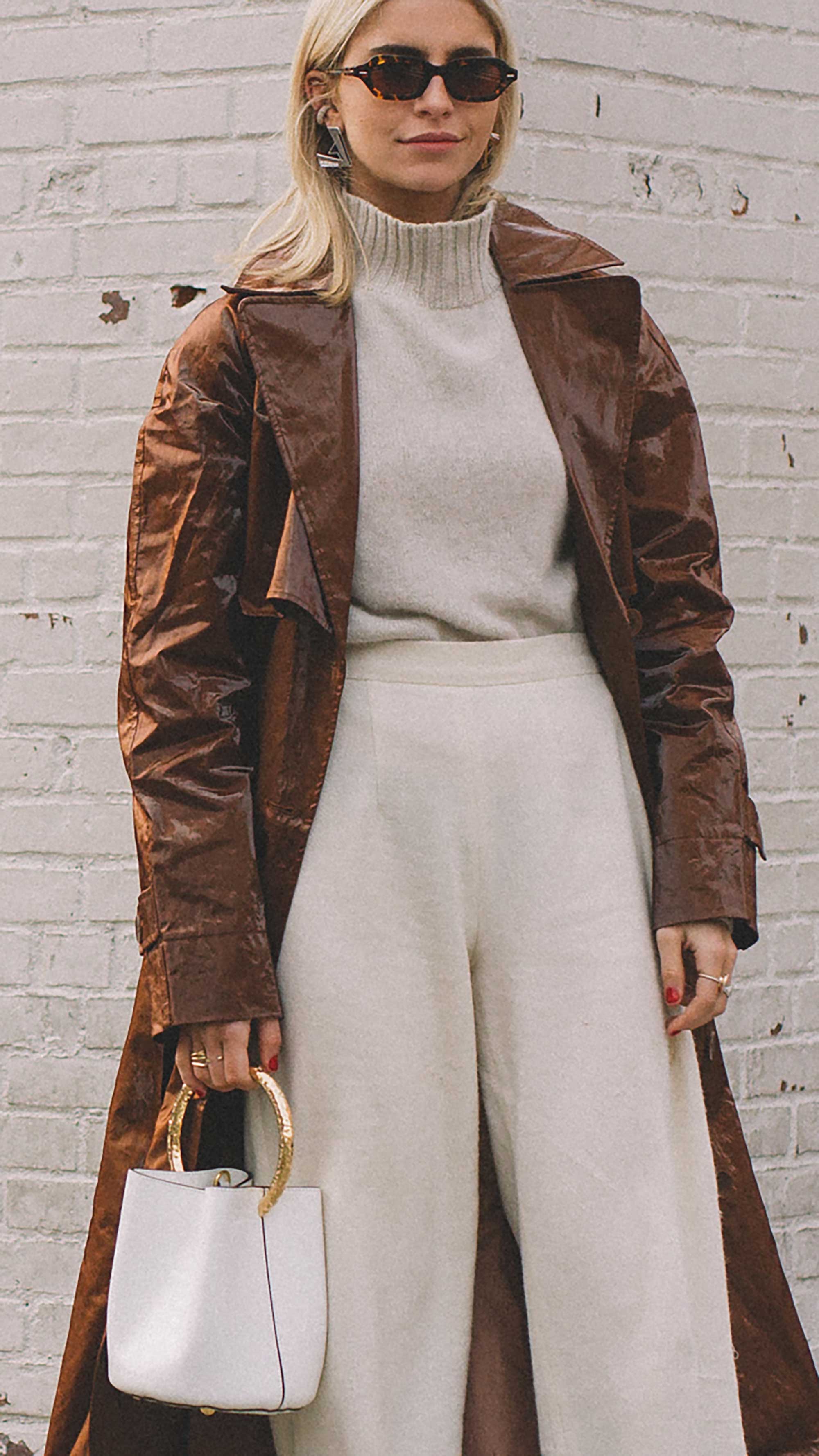 The Tibi Brown Trench Coat every blogger is wearing at NYFW3.jpg