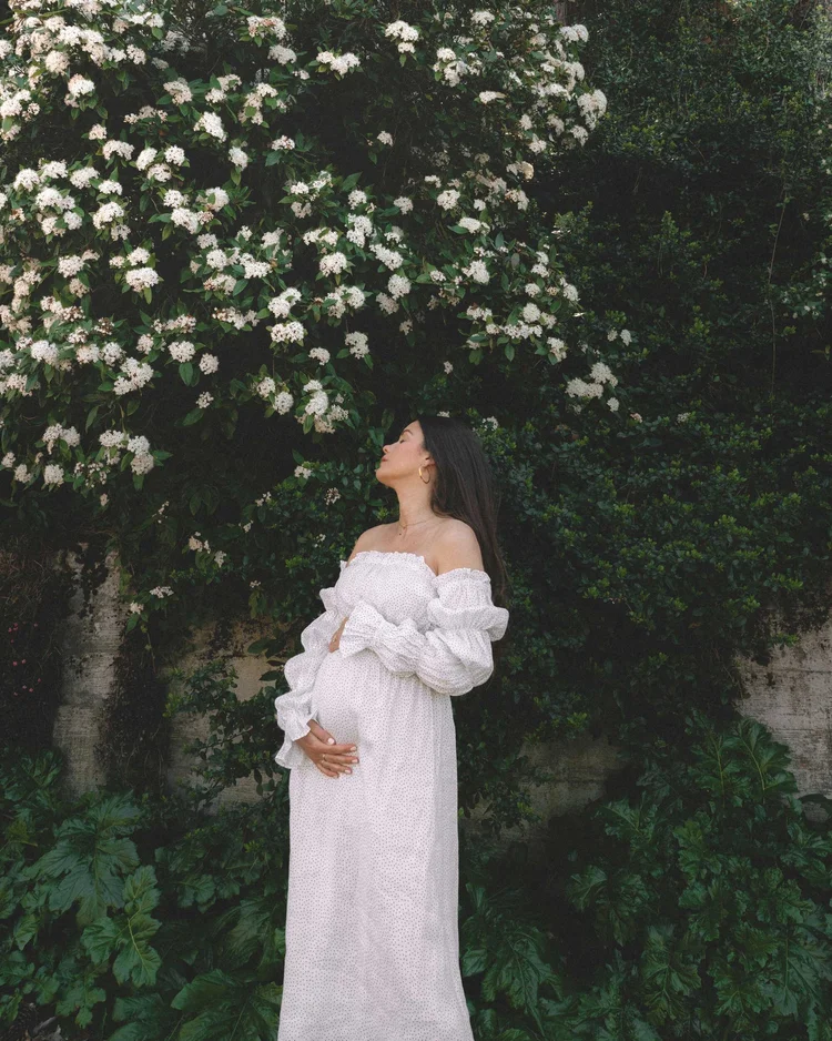 linen blend cut out dress Cut-Out Linen Dress TAHITI in White main image 0