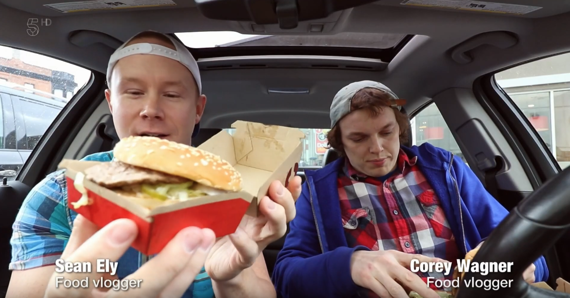 Number Six With Cheese Featured on Channel 5 (UK) Documentary 'McDonald's Vs Burger King: Burger Wars'