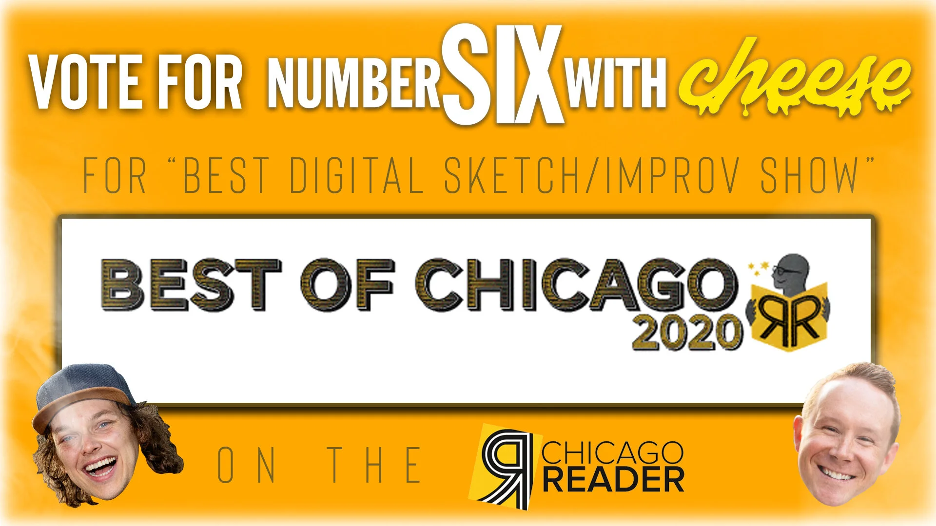 Chicago Reader Nominates Number Six With Cheese Best of Chicago 2020!