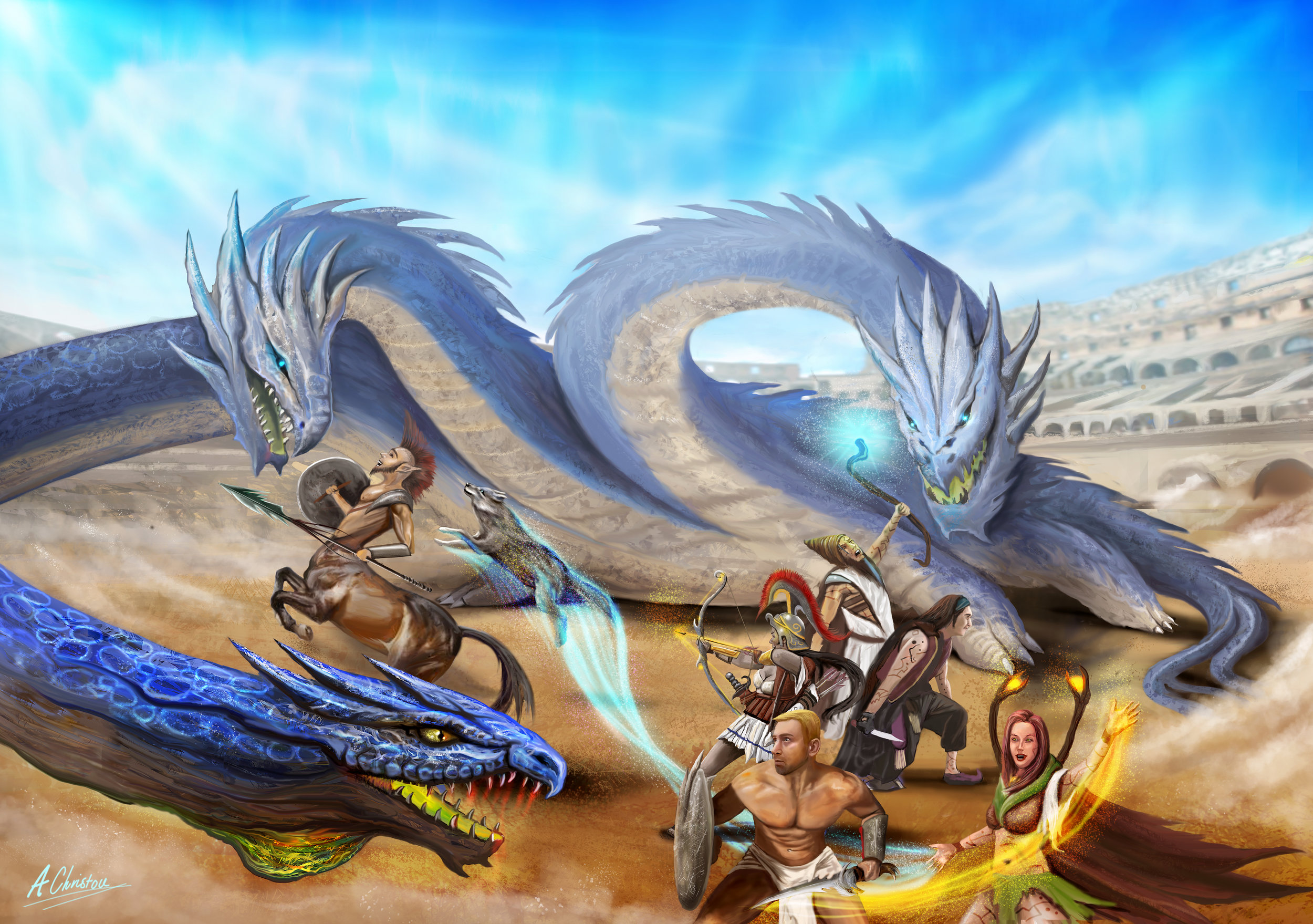Hydra Battle