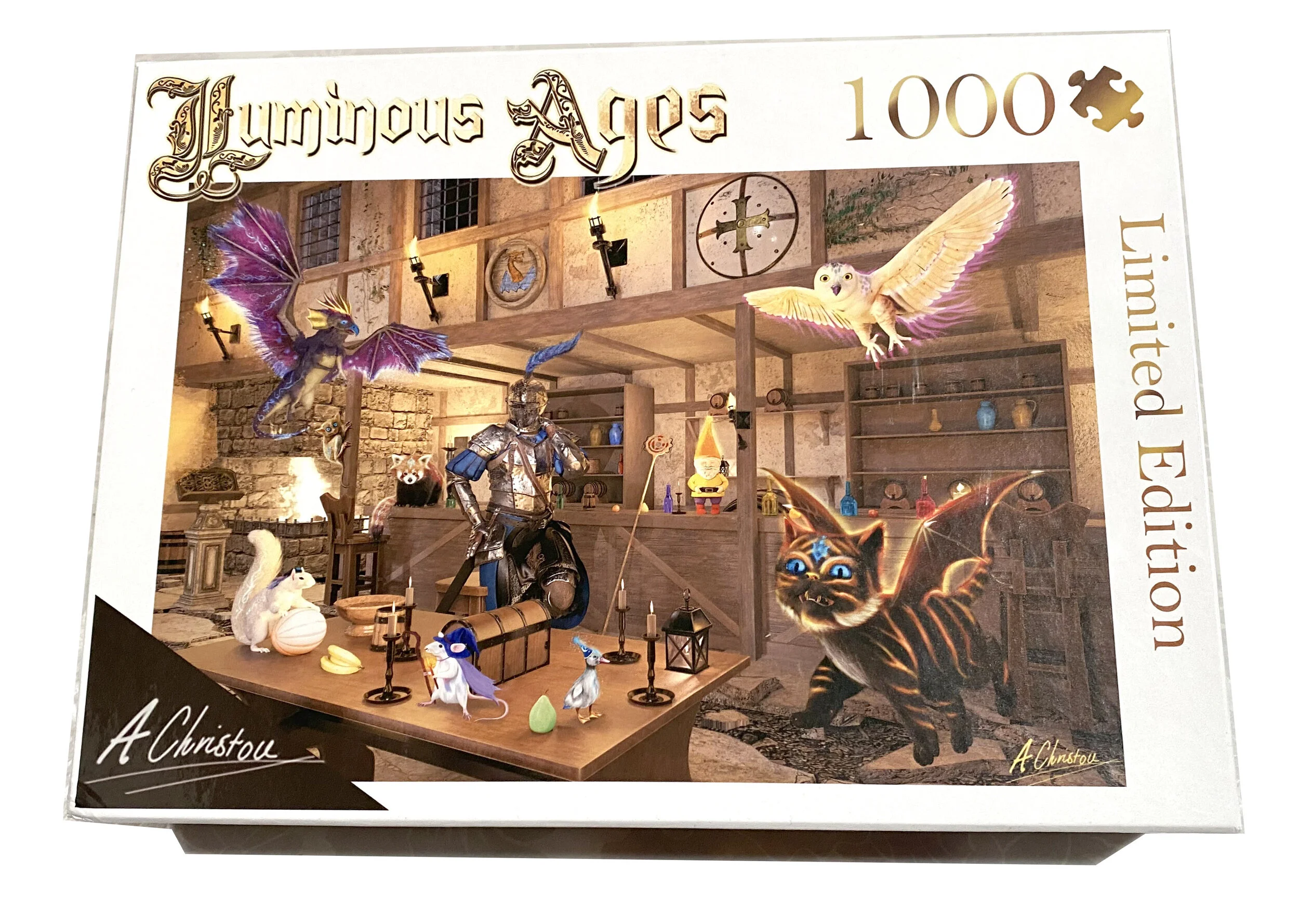 Tavern of Dreams Limited Edition Puzzle — Anthony Christou Illustration