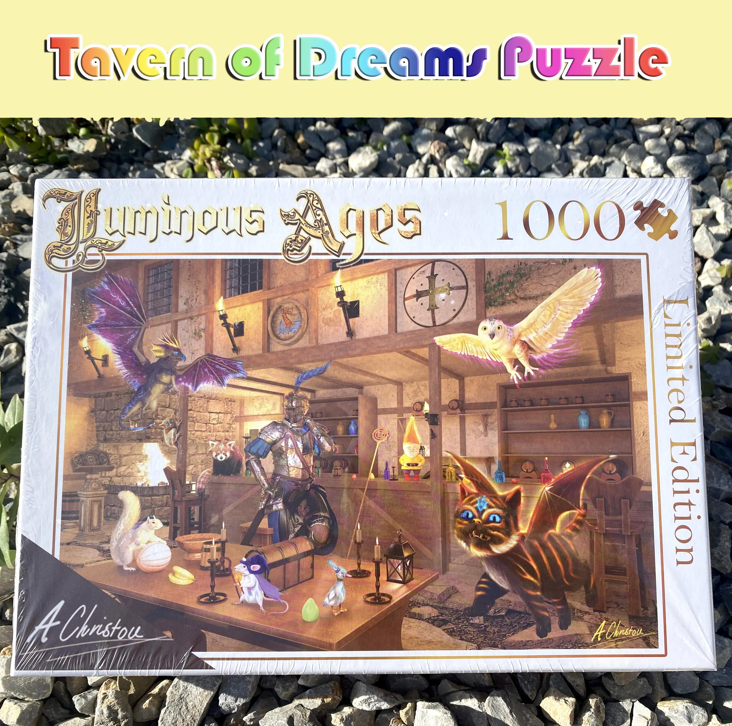 Tavern of Dreams Limited Edition Puzzle — Anthony Christou Illustration