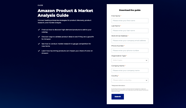 Guide Landing Page