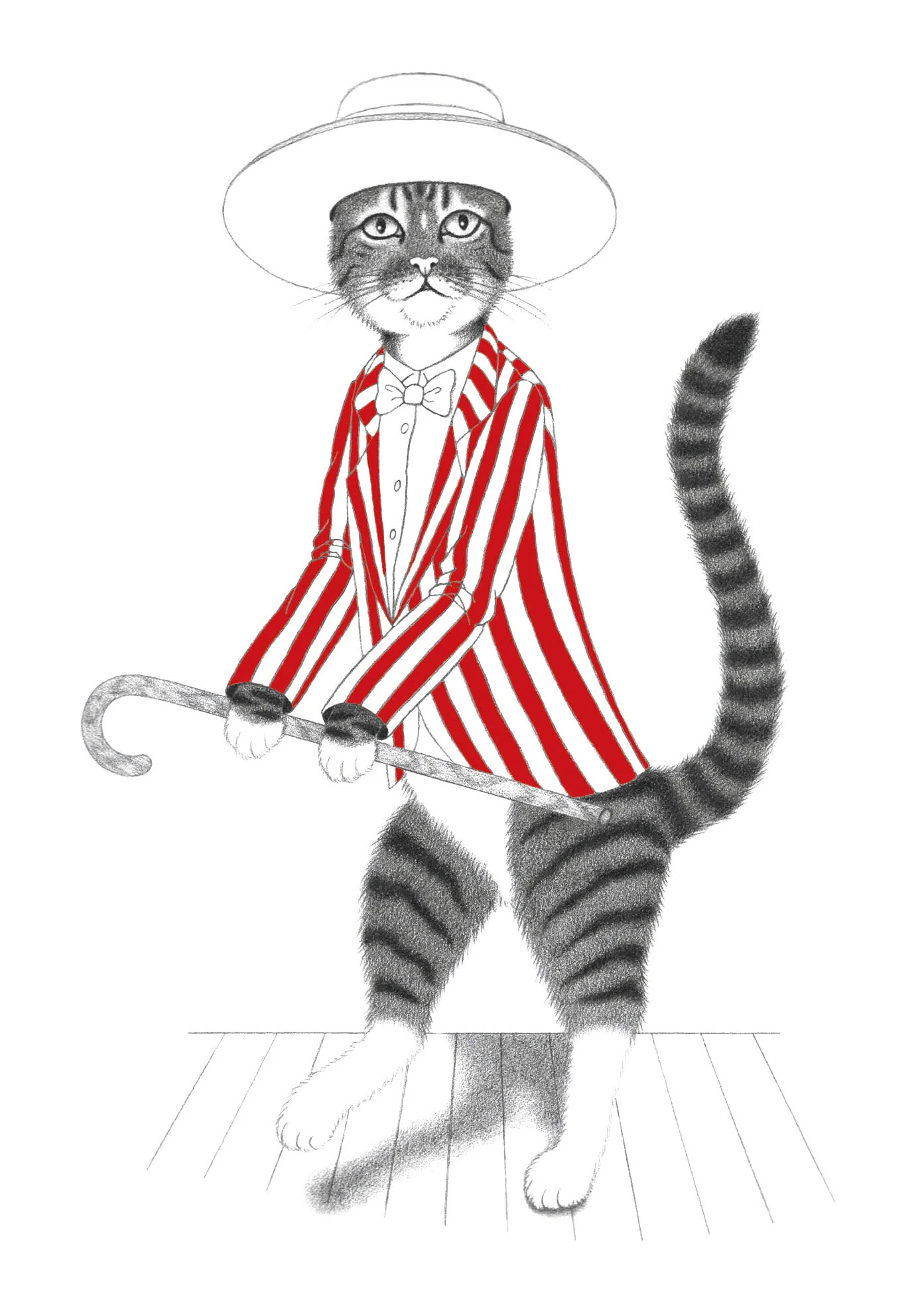 Bix the Vaudeville Cat_redwhitejacket.jpg
