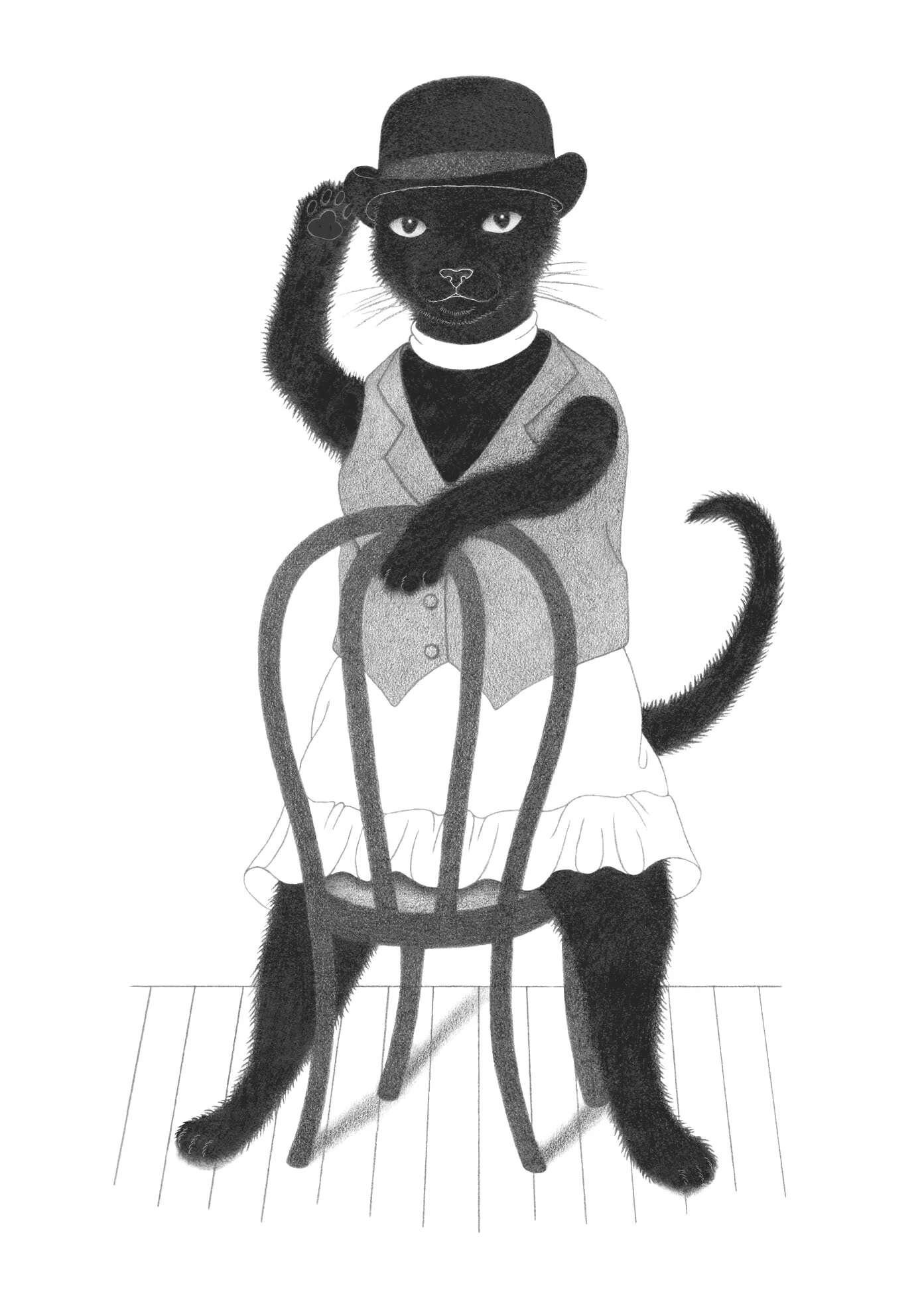 Cabaret Magic - Coloring Page