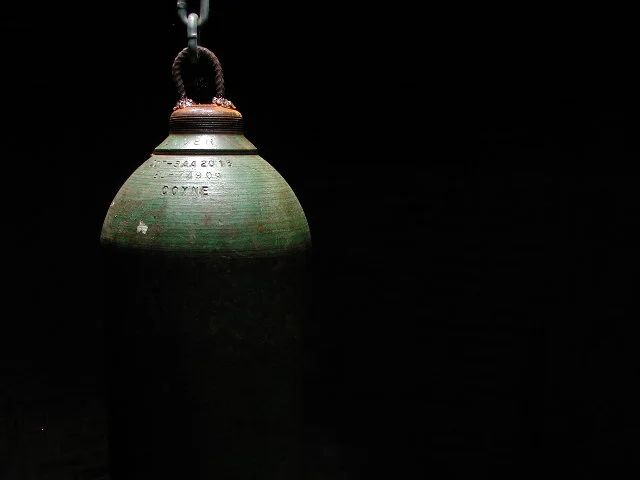  The bell was in the central chamber.  The sound from which it all emerges. 