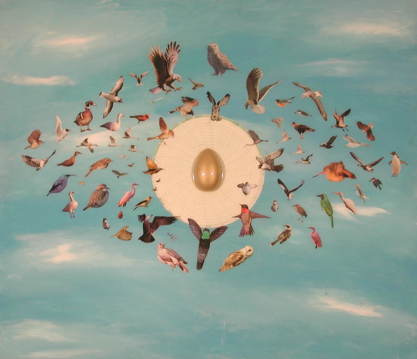 "Medulla Oblongata" an art show at Gallery31 in Asheville in 2002. "Motivation"