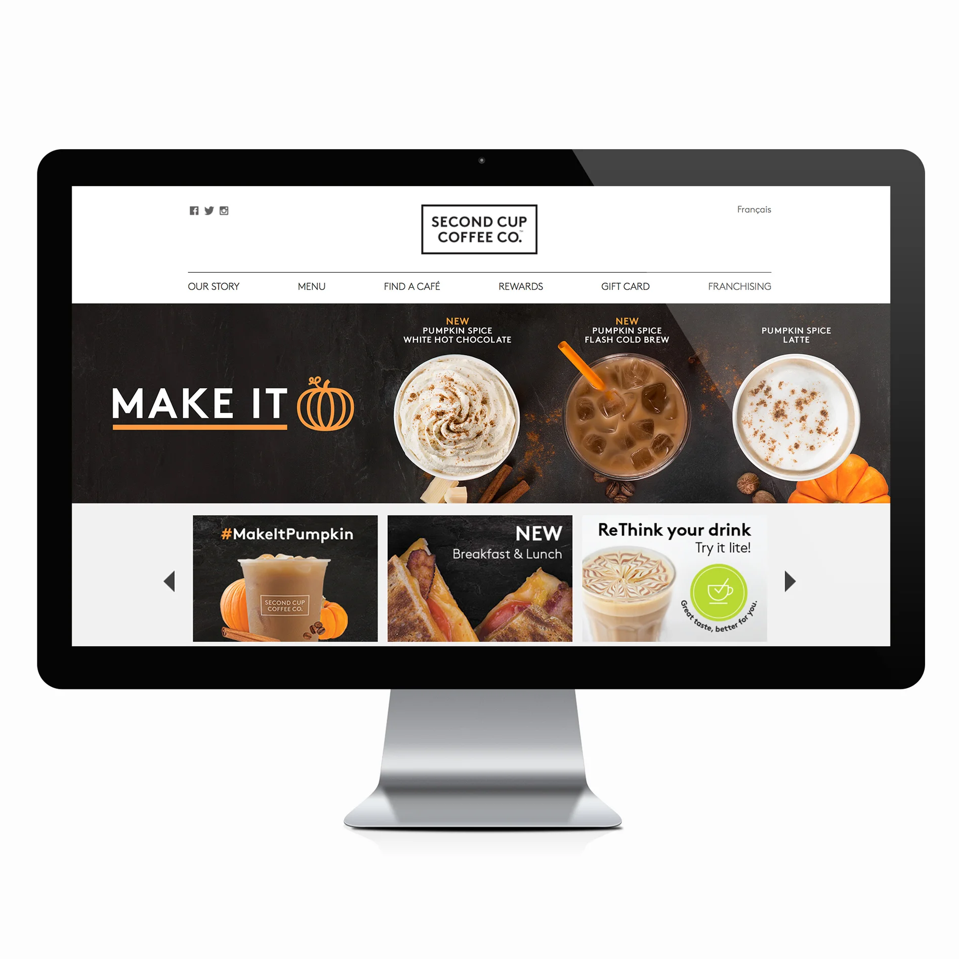 Website Banner & Menu Tile