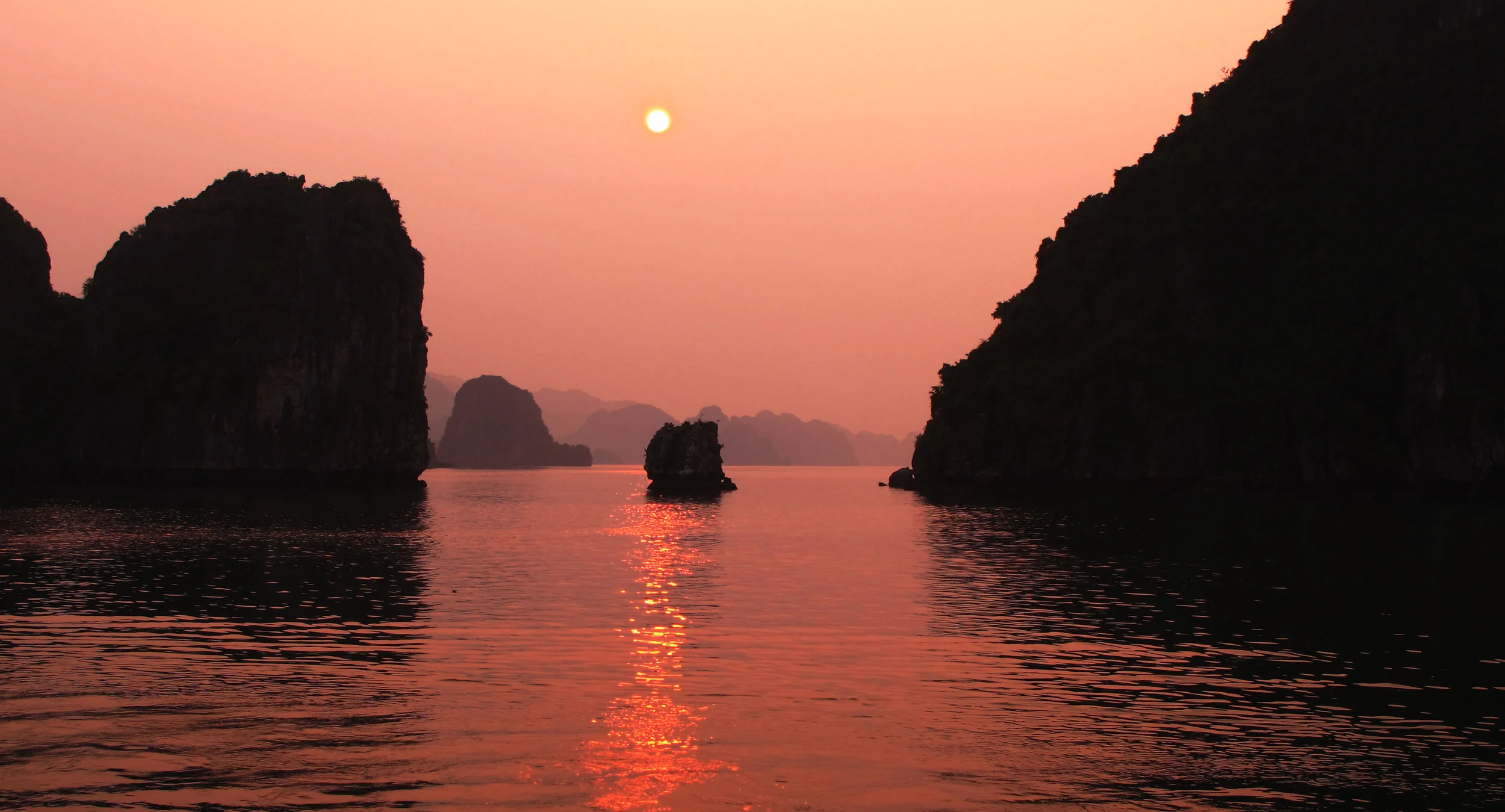 Mountains Resting on Water