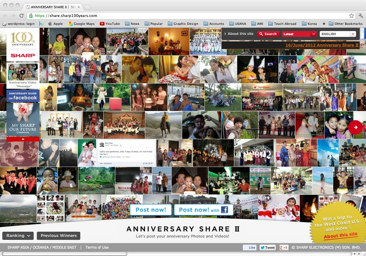 Sharp's 100th Anniversary Share