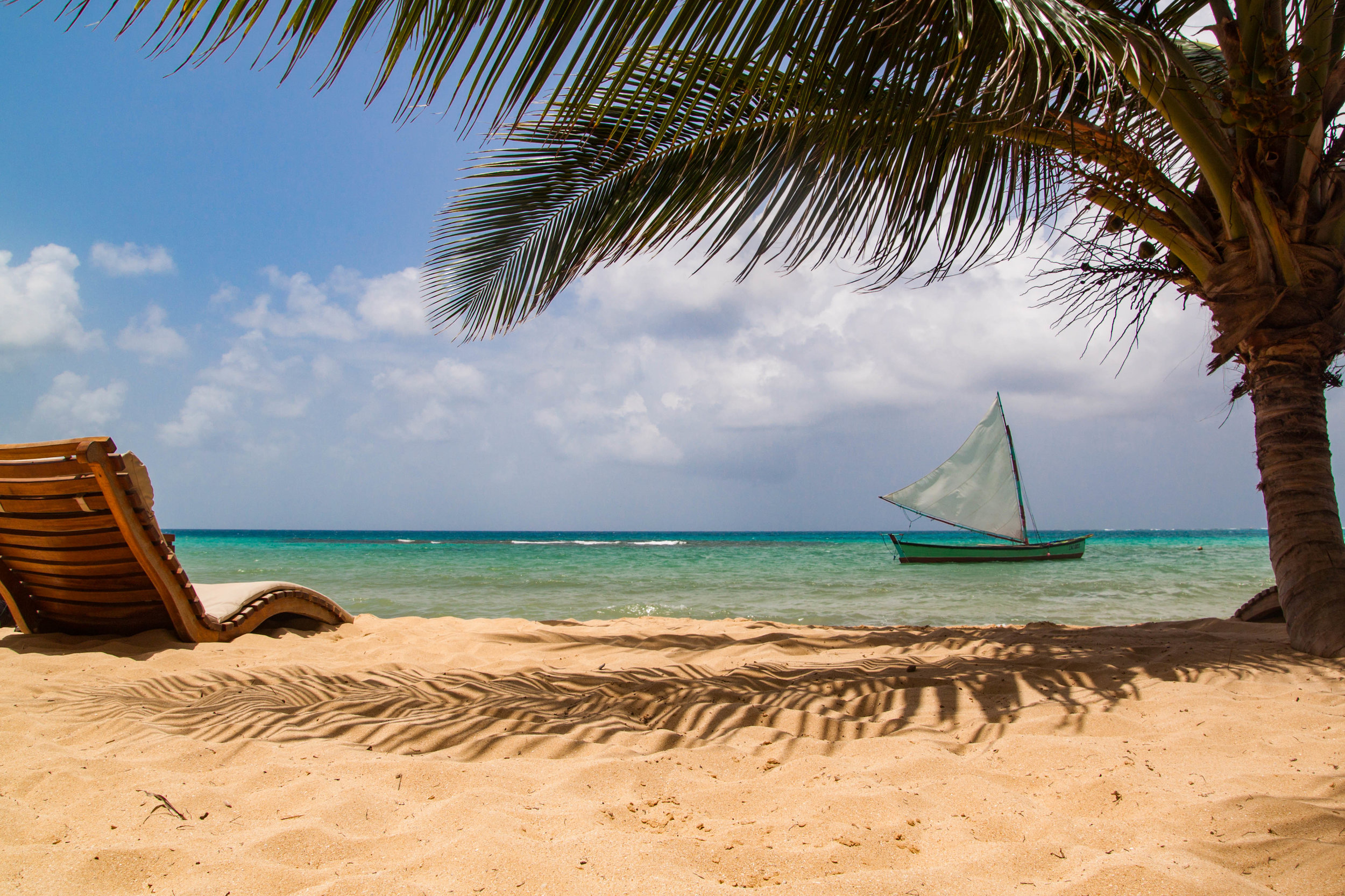 beach at yemaya | little corn island, nicaragua