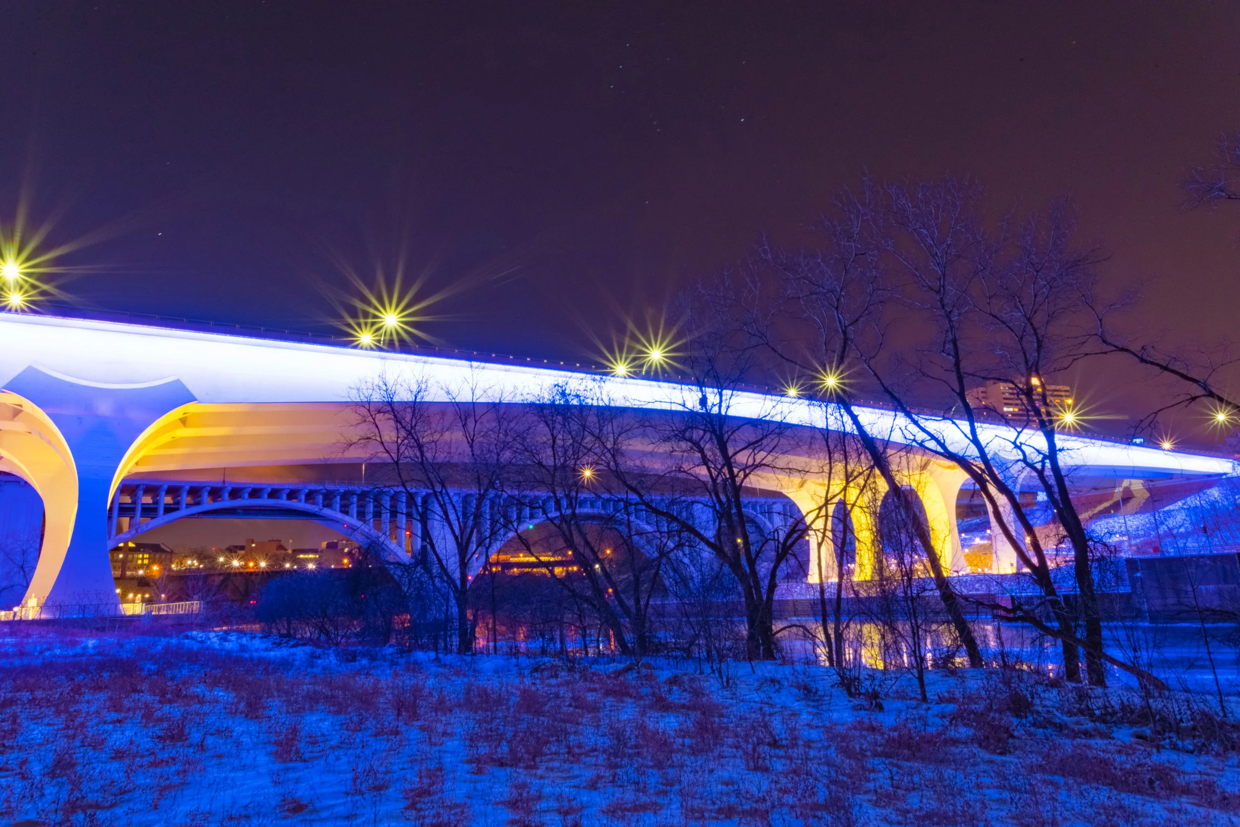 january 12, 2018 mississippi river - minneapolis, minnesota