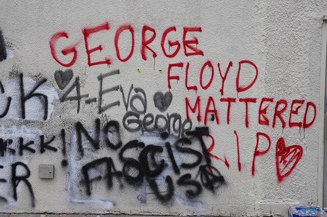 George Floyd Mattered
&bull;
&bull;
&bull;
&bull;
&bull;

#minnesota #minneapolis #minnstagram #sayhisname #icantbreathe #startribune #georgefloyd #blacklivesmatter #minnesotaphotographer #minnstagrammers #protests #protestsigns #graffiti #streetphot