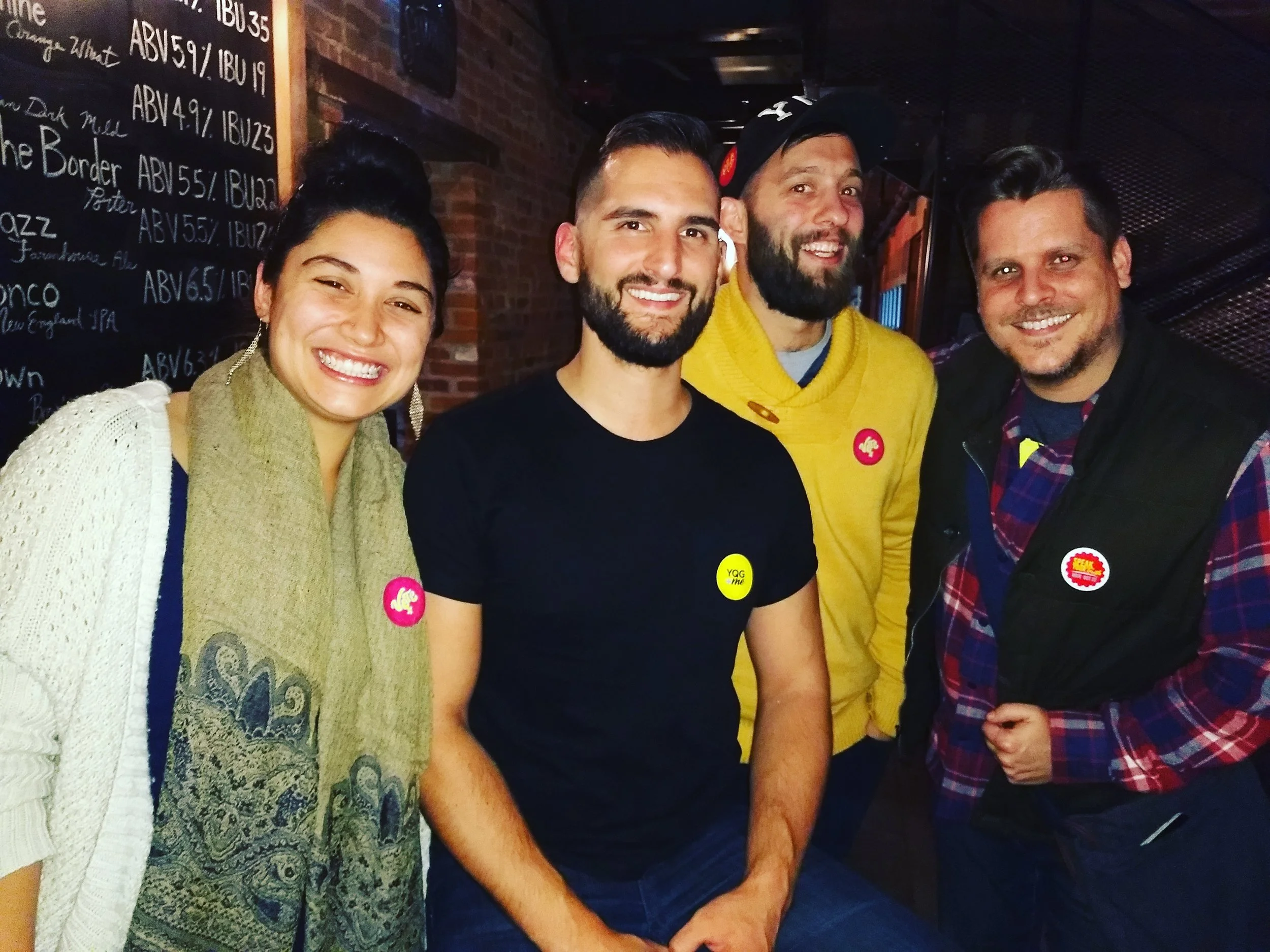 Here I’m with Jessica & T.J. Bondy (Border City Hippies) + 93.9 The River’s Dan MacDonald.