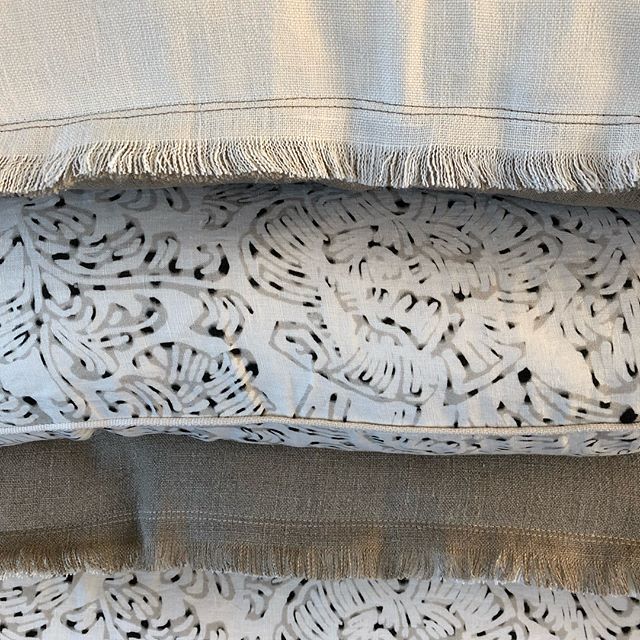 These cushions are 🙌 soon to be the finishing touch to a sophisticated bedroom  #elitis #senecatextiles #interiordesign #cushions #finishingtouches