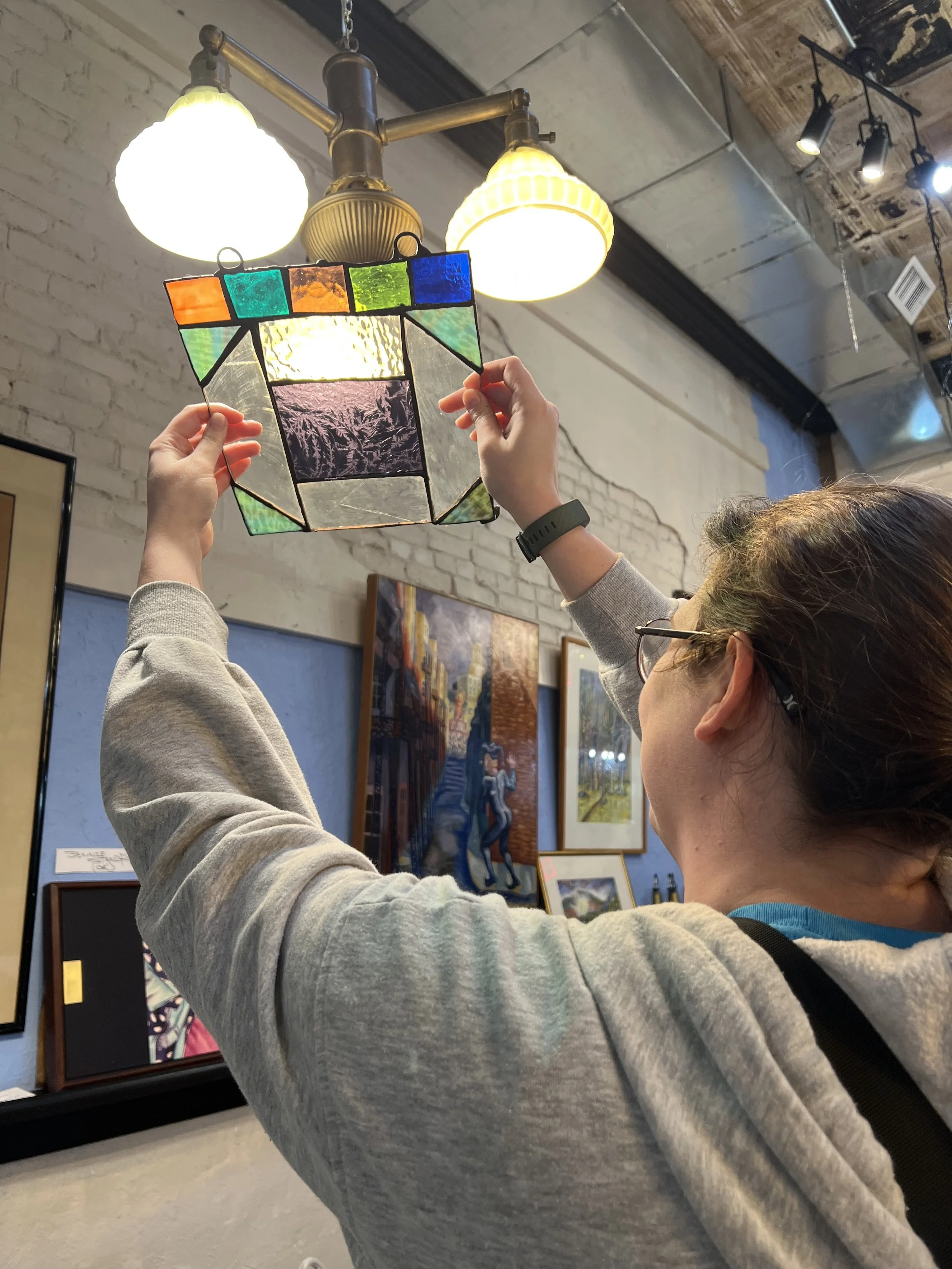 Adult Stained-Glass Quilt Block Workshop Sept. 19th 2:00-6:00PM