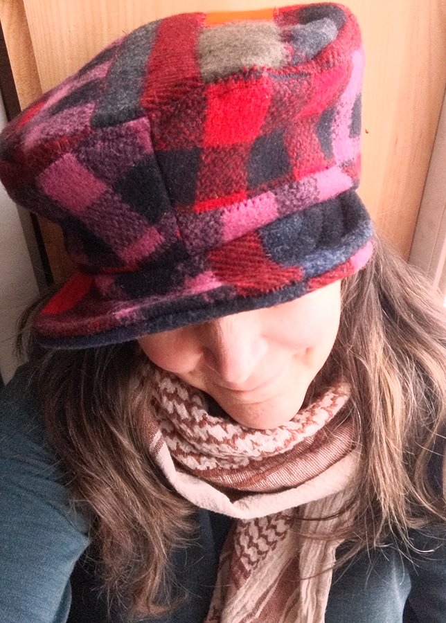 bespoke hats, handmade in vermont, wool hats, patchwork hats, one of a kind hats, johnson wool, made in usa