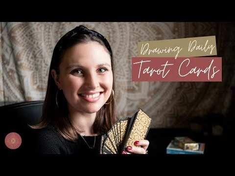 Learning How to Draw a Daily Tarot Card for Myself