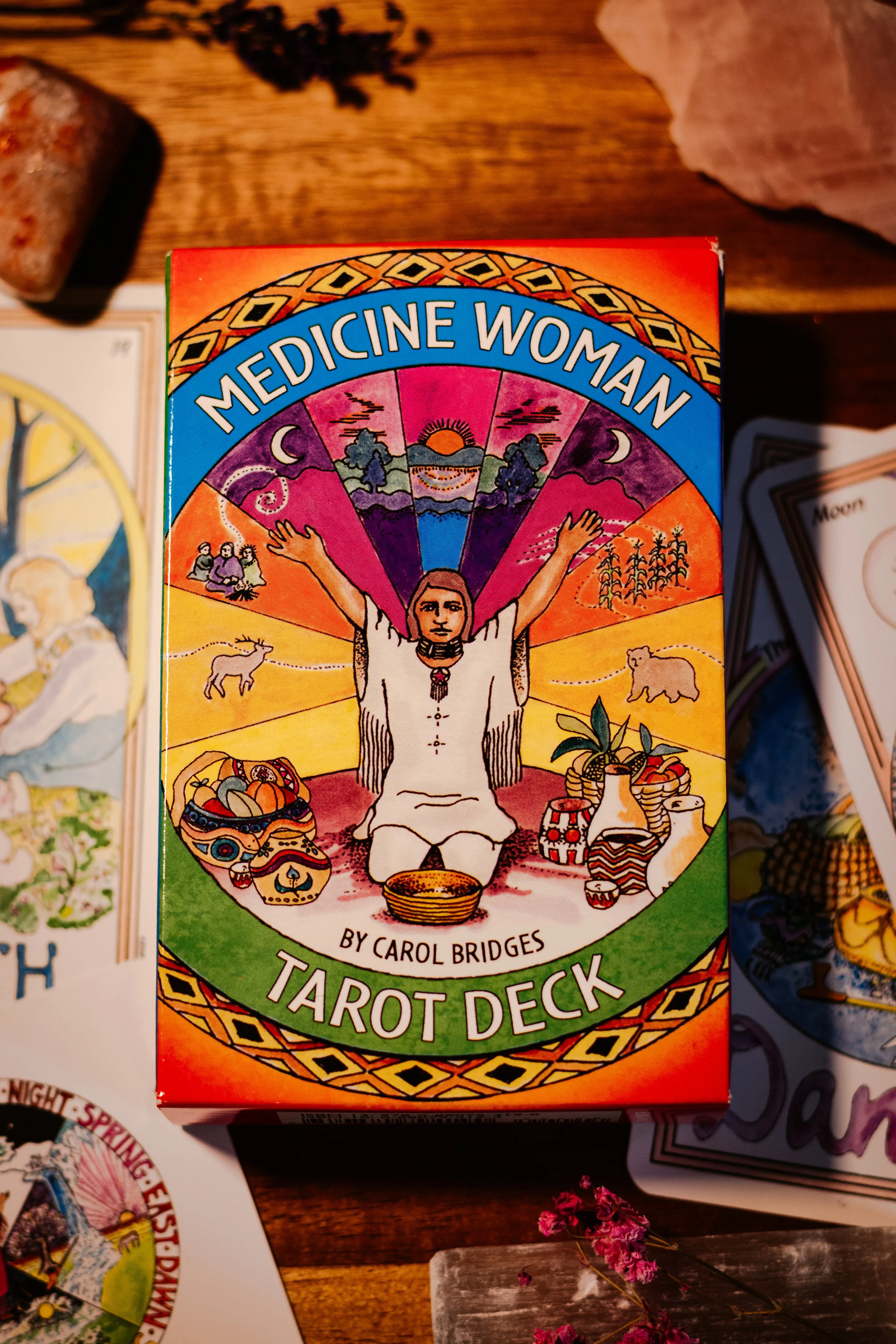 First Impressions of The Medicine Woman Tarot Deck &amp; Guidebook by Carol Bridges | Compared with the Rider Wait Smith Tarot