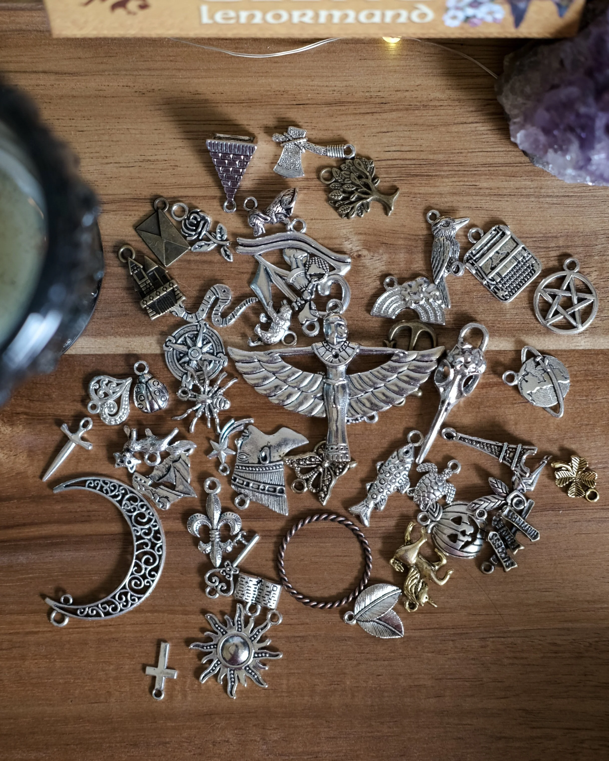 My Charm Casting Collection! Based on the Lenormand system | PLUS A CHARM CASTING SET GIVEAWAY!
