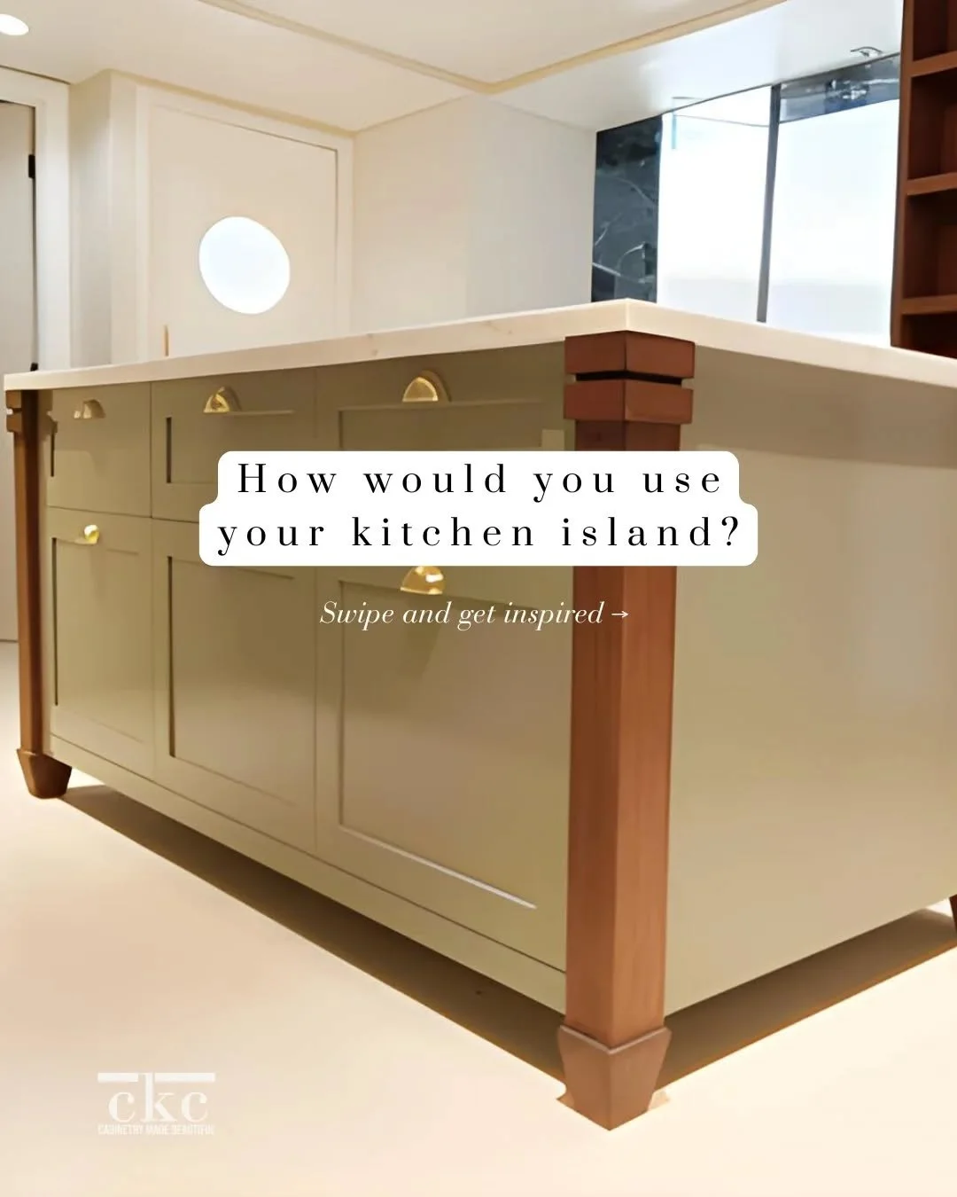 How would you use your kitchen island? 🤔

🔪 Prep &amp; Cooking
🍽️ Dining &amp; Entertaining
🤝 Both

💡 Slide for inspiration &ndash; see how different layouts can fit your lifestyle!

💬 Comment below and tell us your island style!