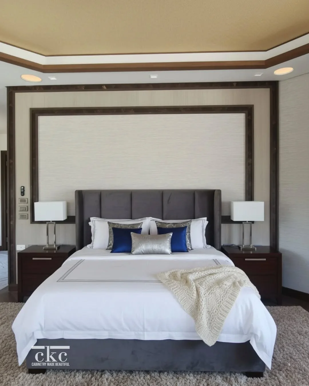 Who said CKC only does kitchens? 😉

Reimagine your bedroom design with our custom wall paneling and backdrops. This project features a framed, multi-textured design that brings warmth and luxury to the space. ✨

From cabinetry to custom home feature