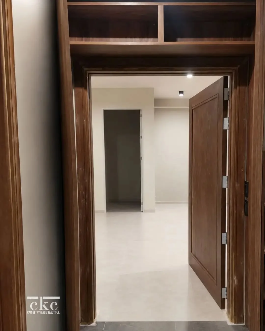 What if your closet could hide a secret room?

The finest homes are defined by the details you don't immediately notice.

This concealed door is seamlessly integrated into custom built-in cabinetry, preserving clean architectural lines while adding p