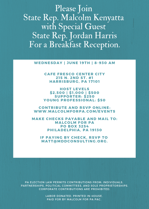 Harrisburg Breakfast Reception