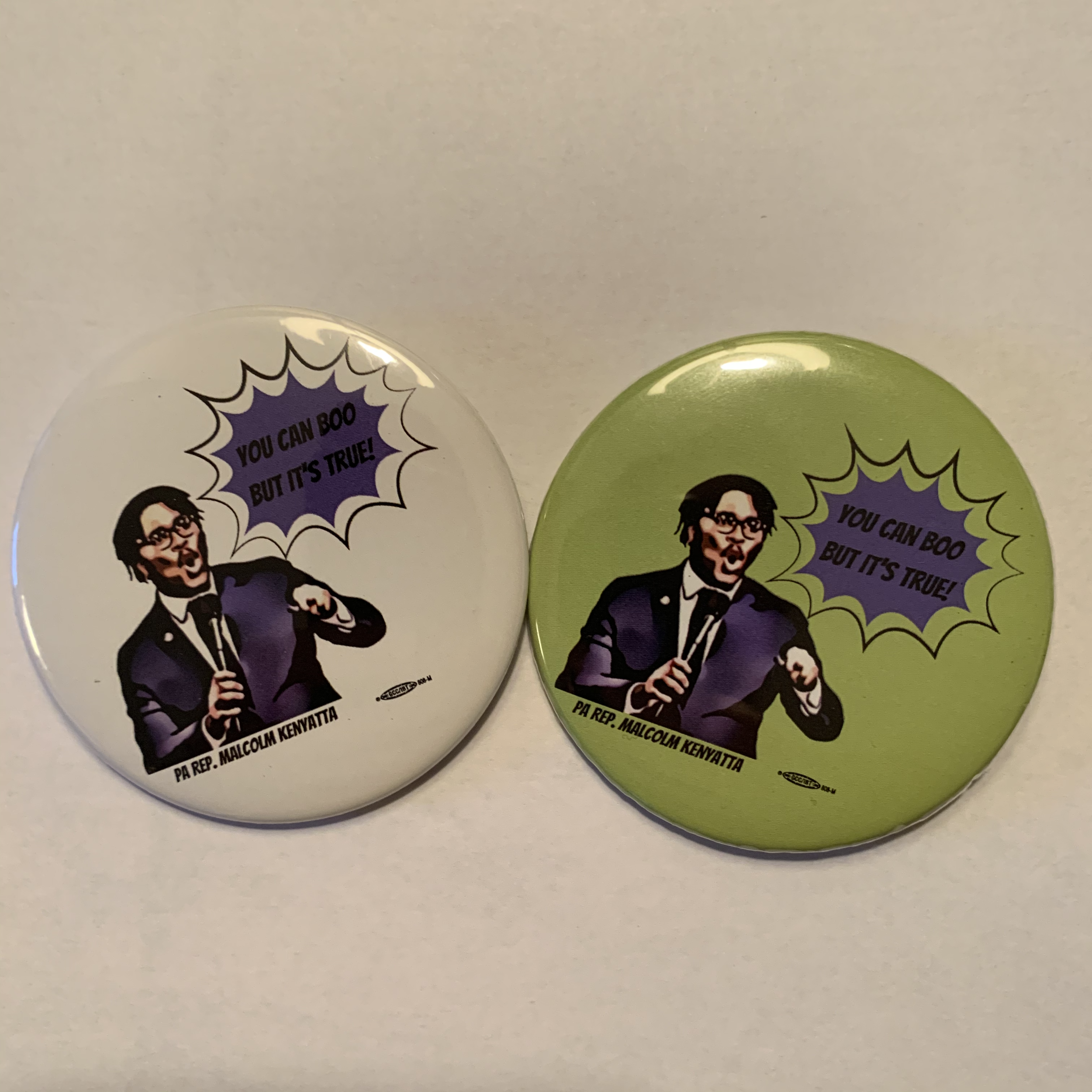 "YOU CAN BOO BUT IT'S TRUE" BUTTONS