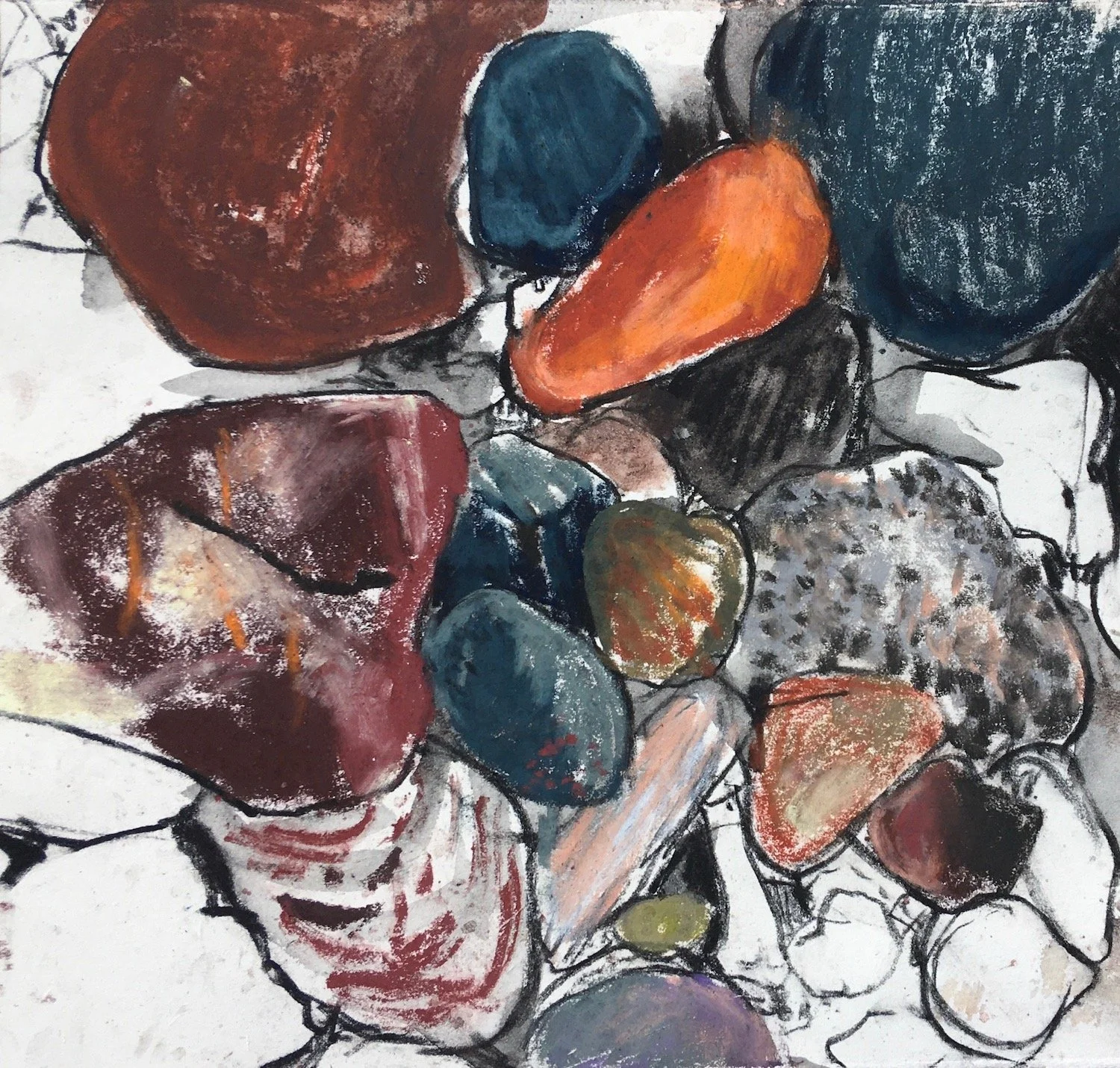 Stones on the beach