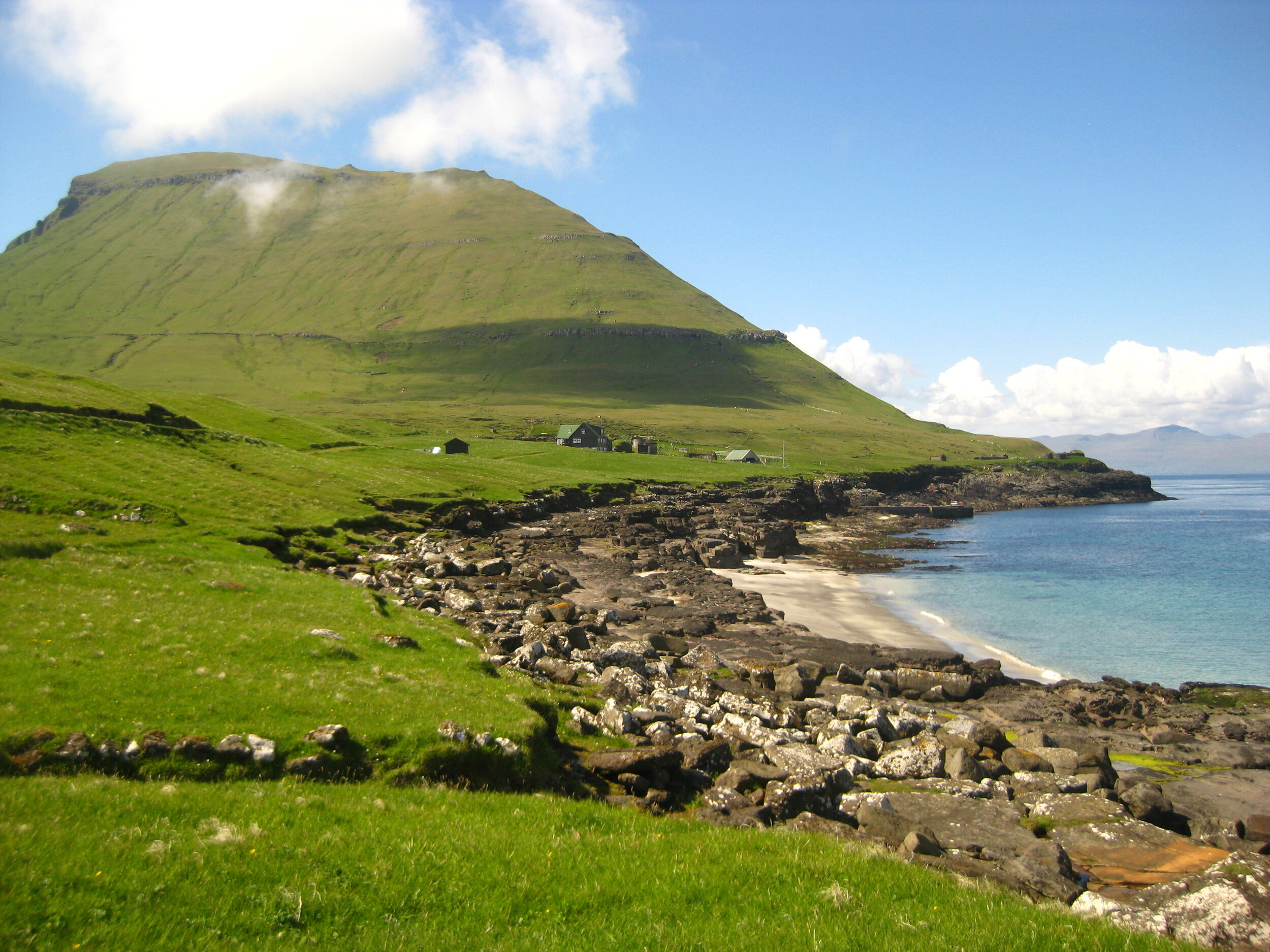  The shellsand beach is a rare habitat in the Faroes 