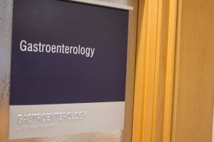 entrance sign to the door of NeW IBD's gastroenterology unit