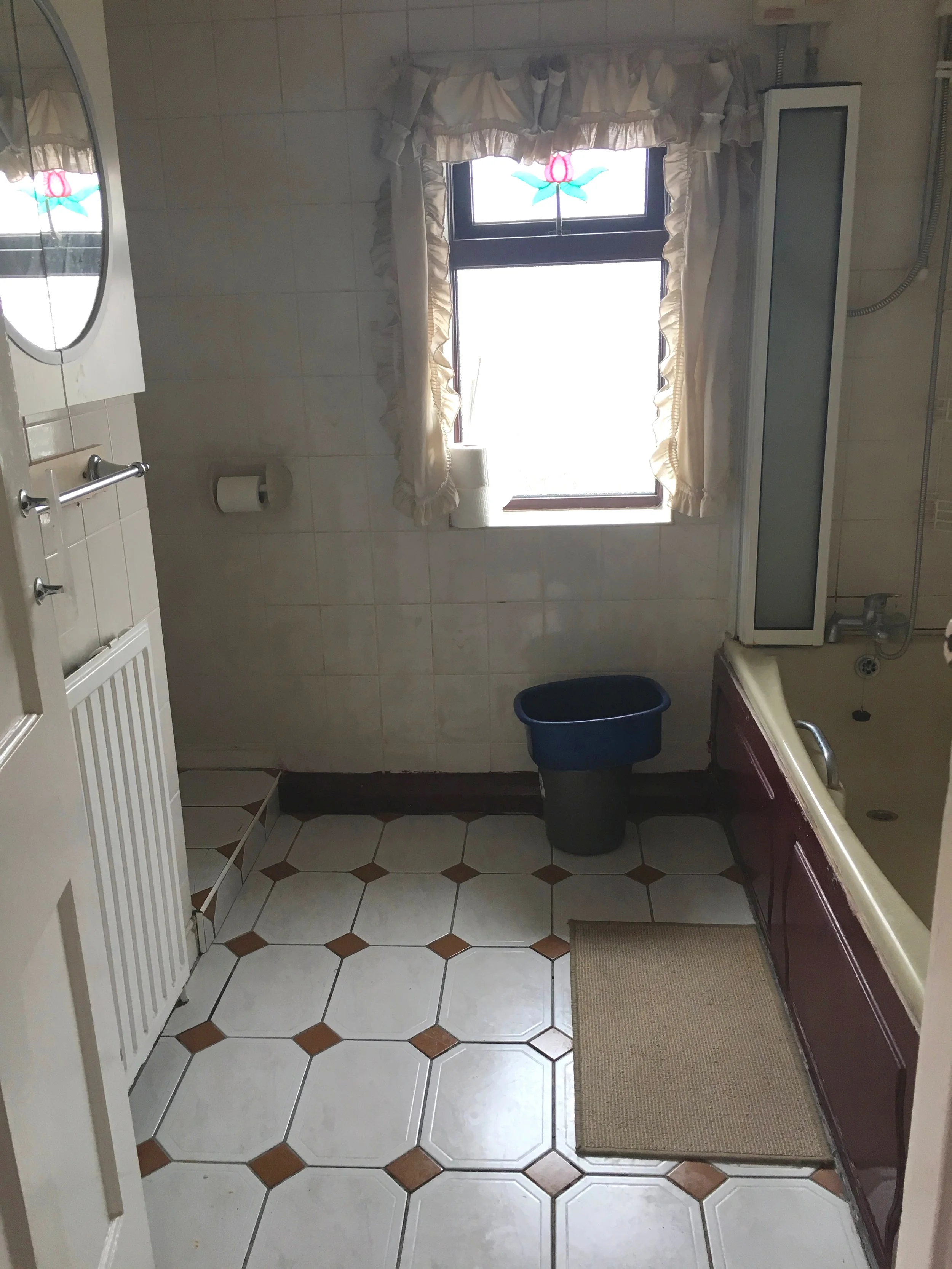 The bathroom - before