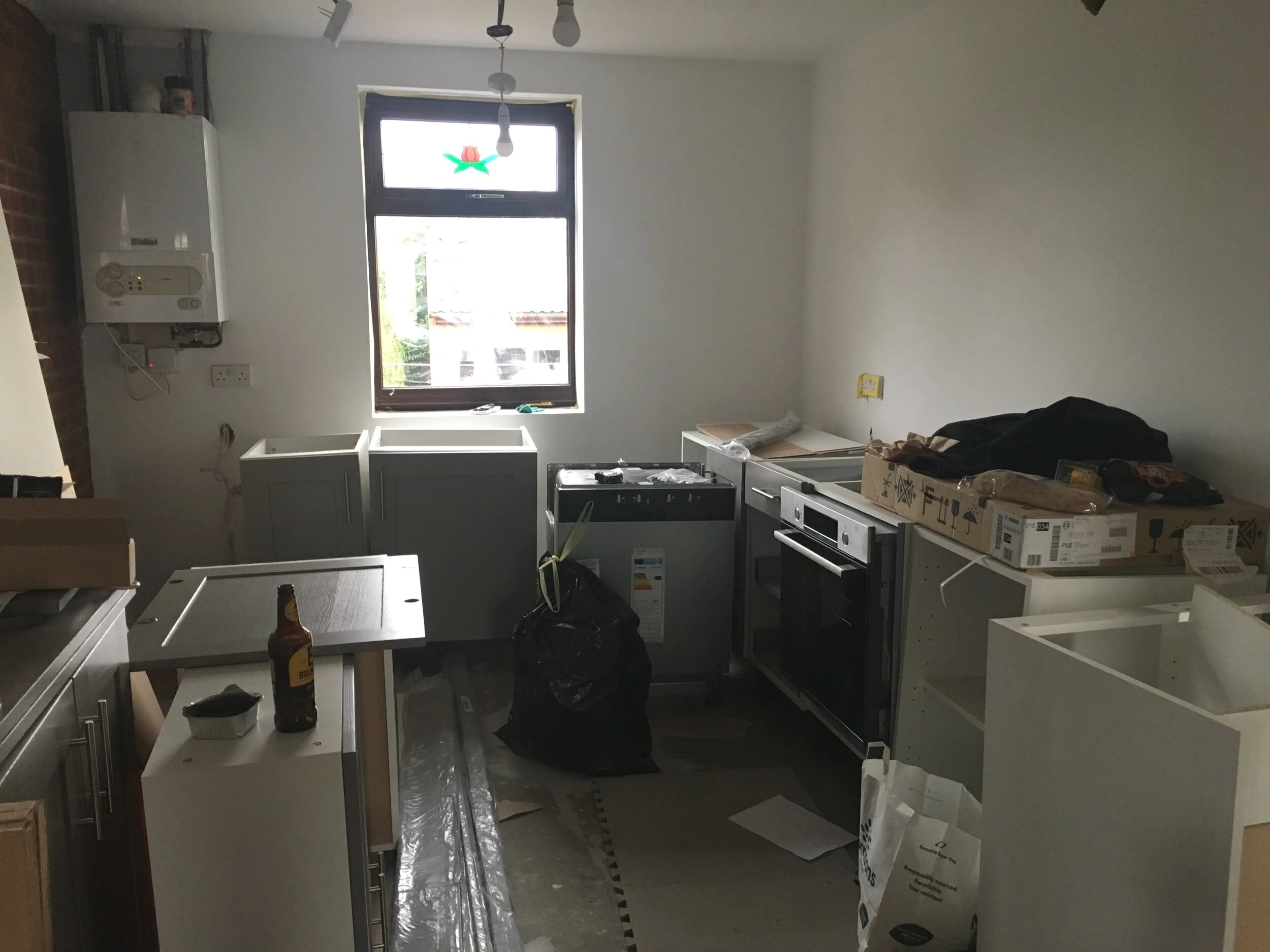 Kitchen currently