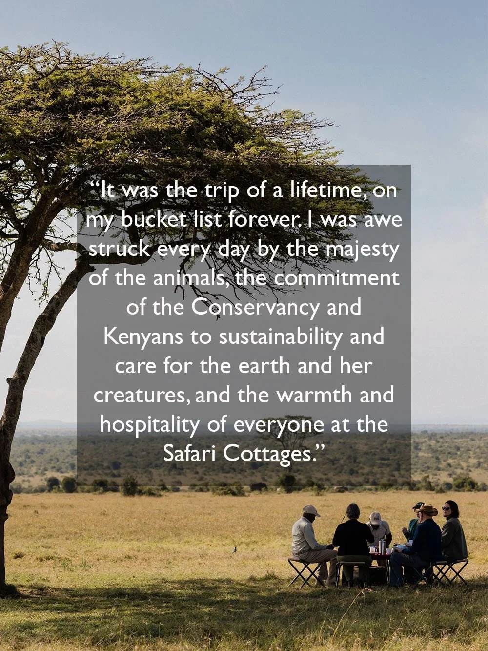 Here&rsquo;s what you&rsquo;ve been saying about us recently 🙏🏻

.
#kenya #olpejeta #kenyasafari #thesafaricottages